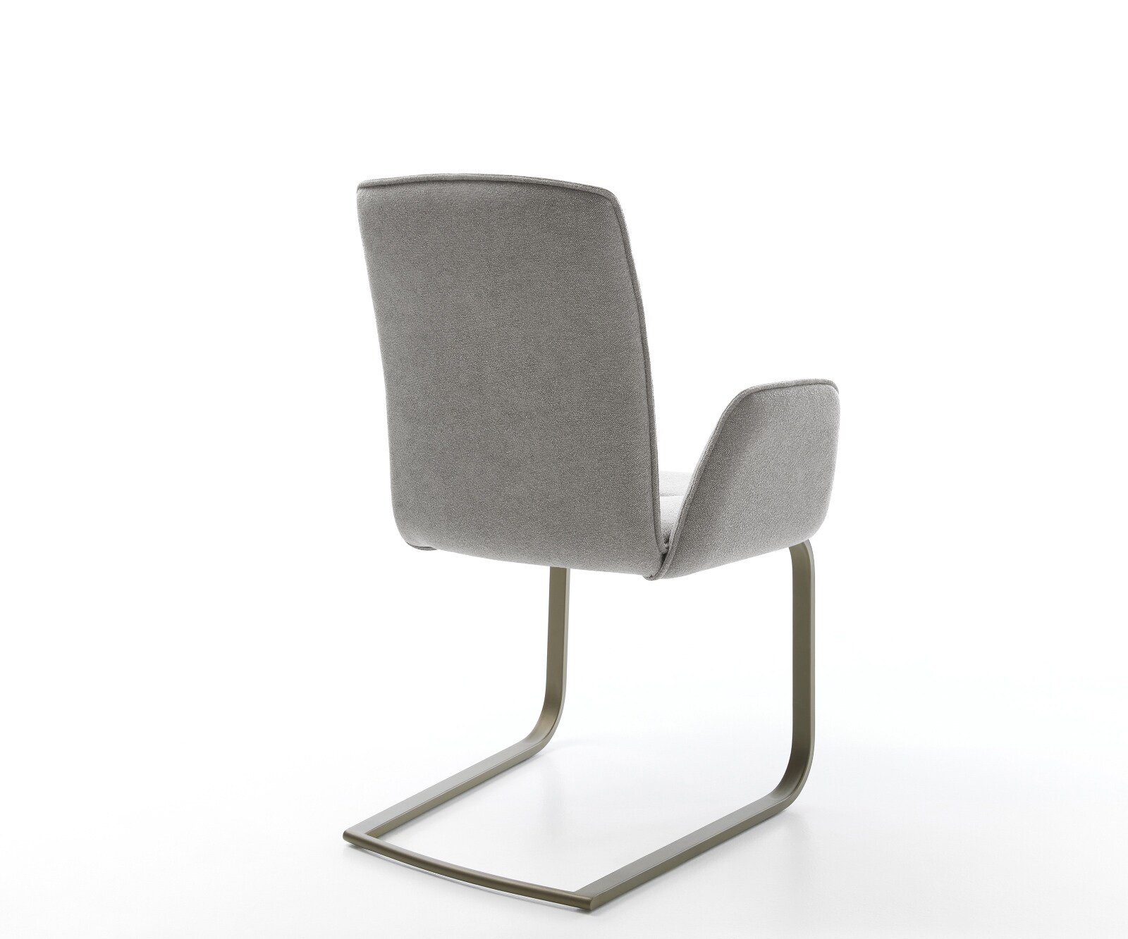 Freischwinger Vinja-Flex Strukturstoff Soft Grau Freischwinger flach Effektfinish Titan 4