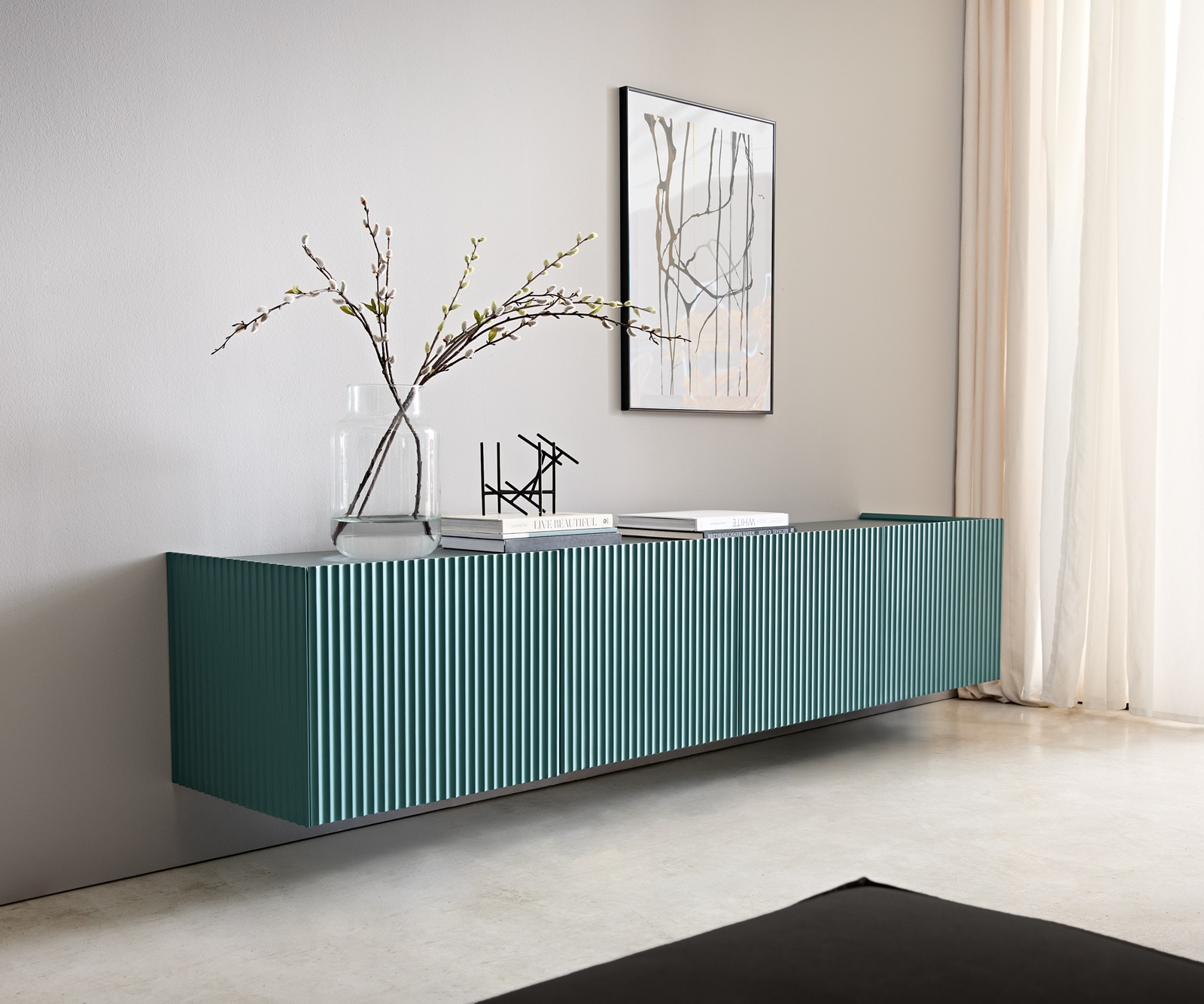 Lowboard Kelani Petrol 1 Lowboard Kelani Petrol 1