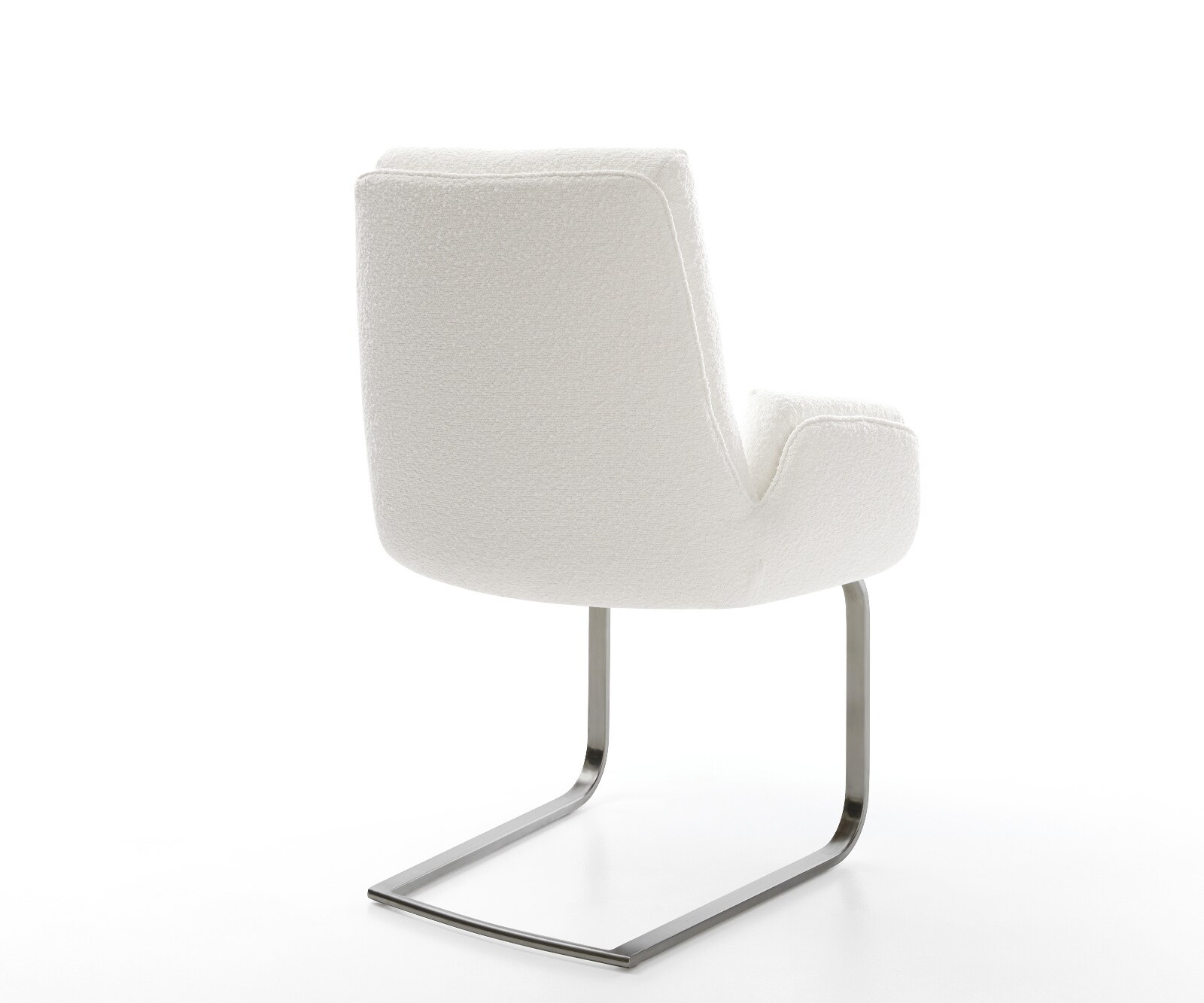 Freischwinger Clea-Flex Bouclé Creme-Weiß Freischwinger flach Graphit 5
