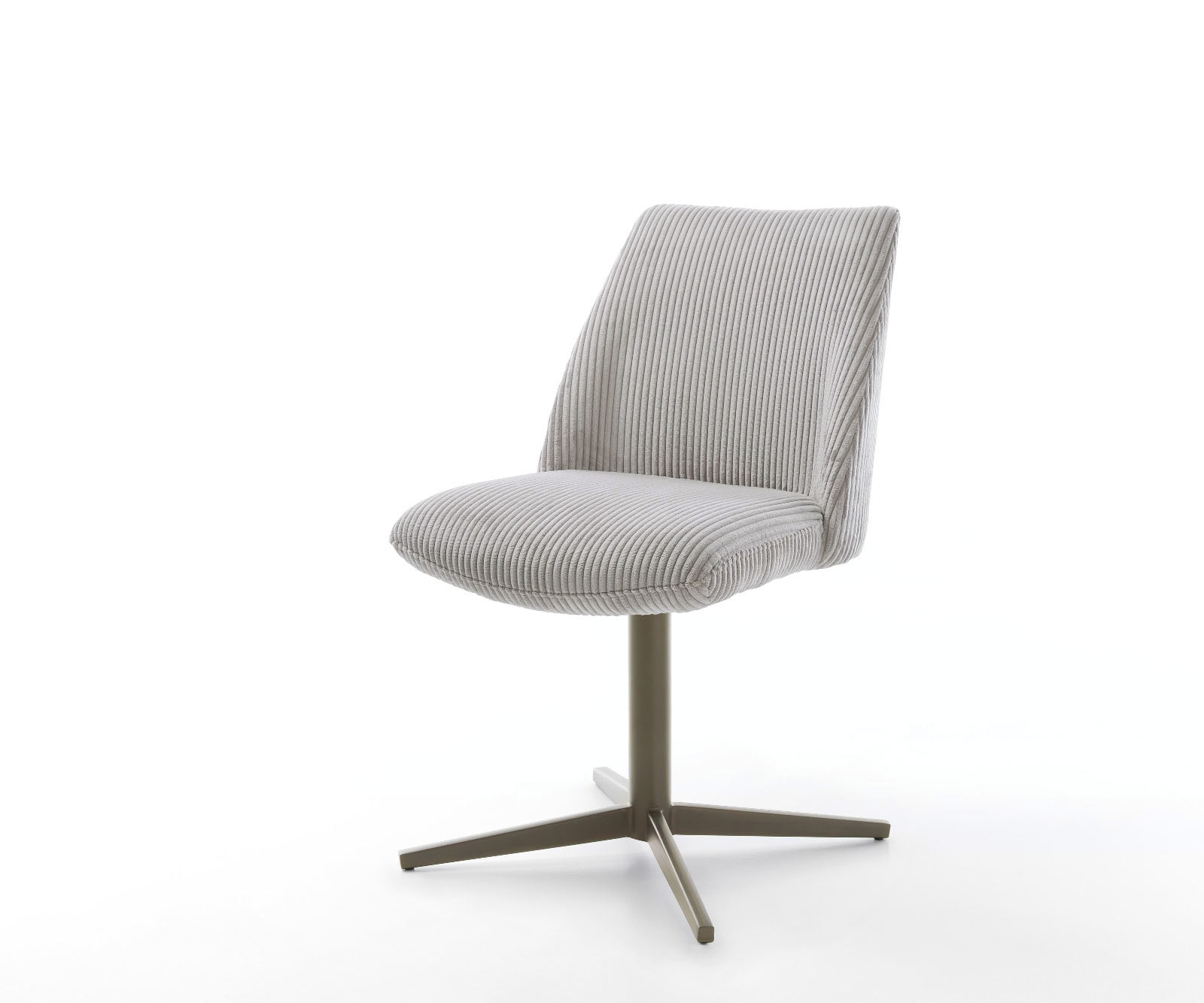 Drehstuhl Elso-Flex Cord Silbergrau Fußkreuz Effektfinish Titan 360° drehba günstig online kaufen