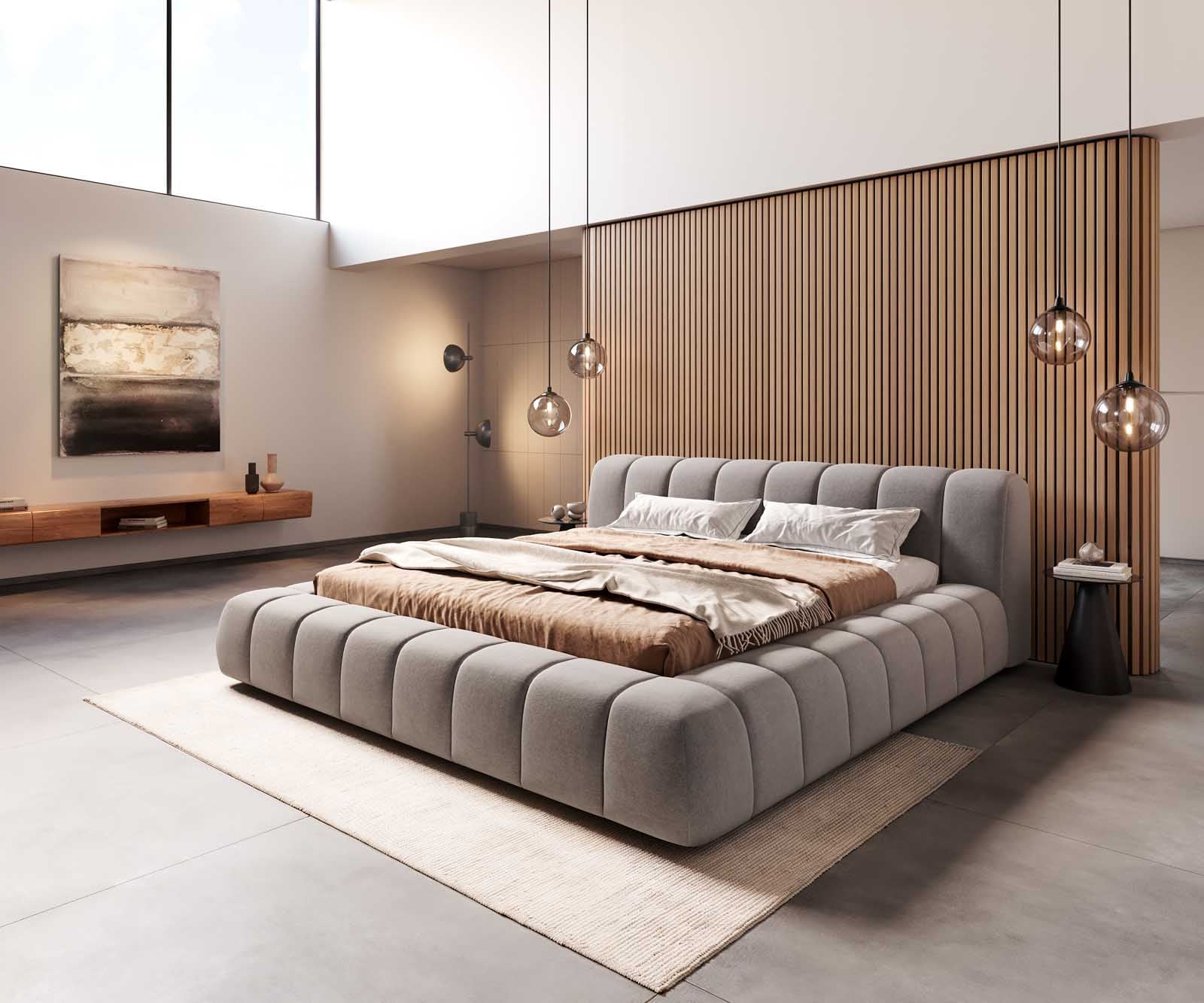 Designer Polsterbettgestell Cutio Designer Polsterbettgestell Cutio