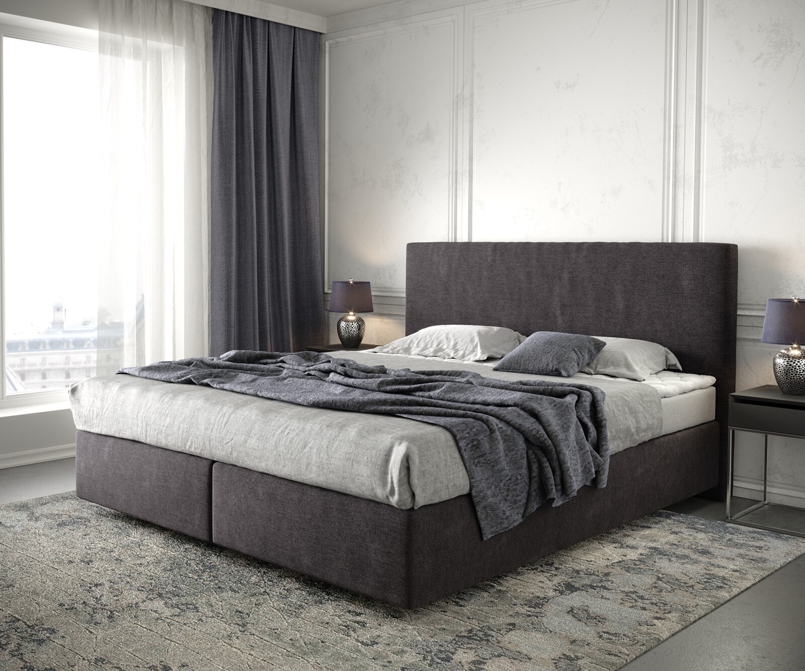 Boxspringbett Dream-Well mit Matratze und Topper 5