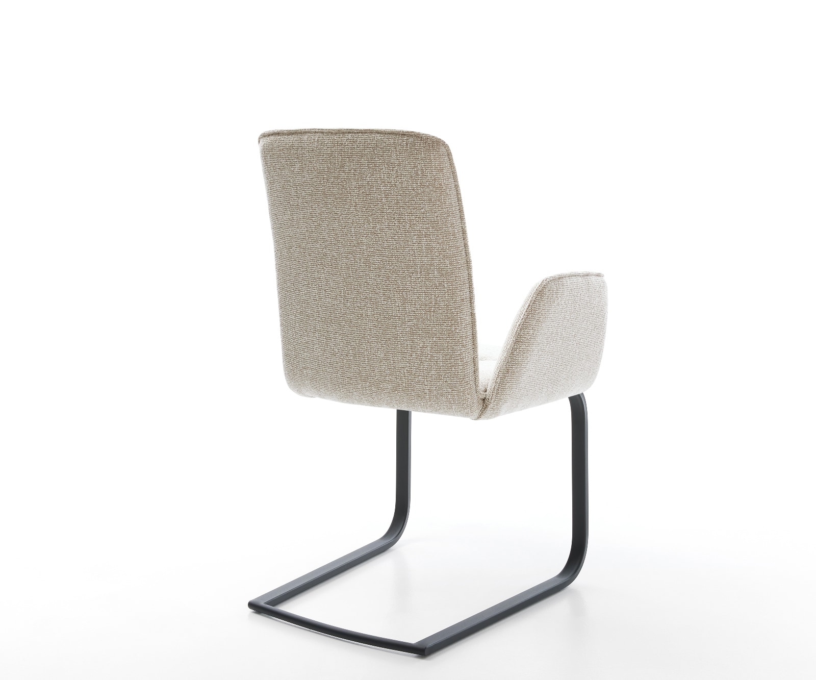 Freischwinger Vinja-Flex Webstoff Soft Beige Freischwinger flach Schwarz 4