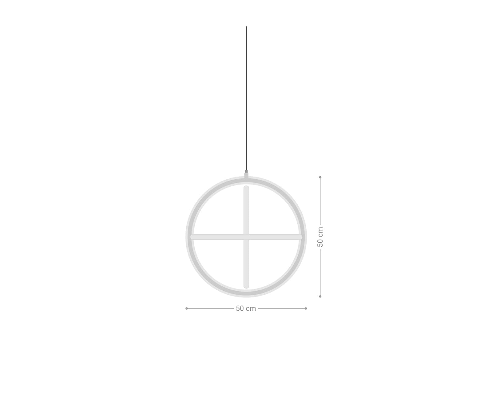 Deckenleuchte Voluta weiss 50x50 cm LED 46W  4 Deckenleuchte Voluta weiss 50x50 cm LED 46W  4