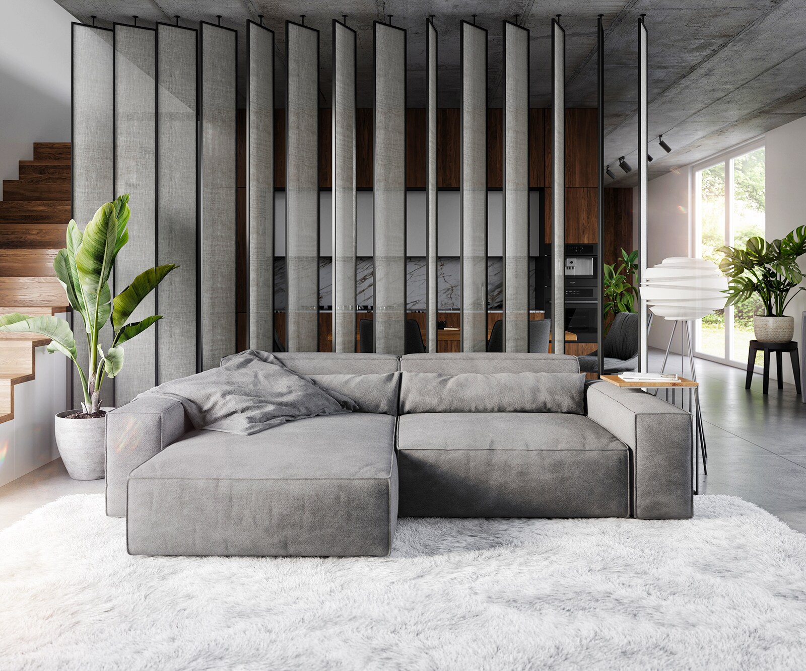 Ecksofa Sirpio XL 270x170 cm Mikrofaser Taupe Recamiere variabel 1