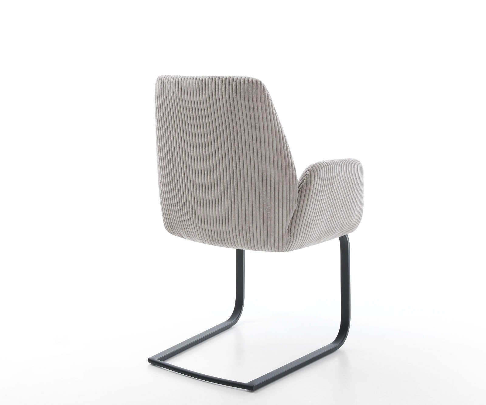 Freischwinger Zoa-Flex Cord Silbergrau Freischwinger flach Schwarz Taschenfederkern 5