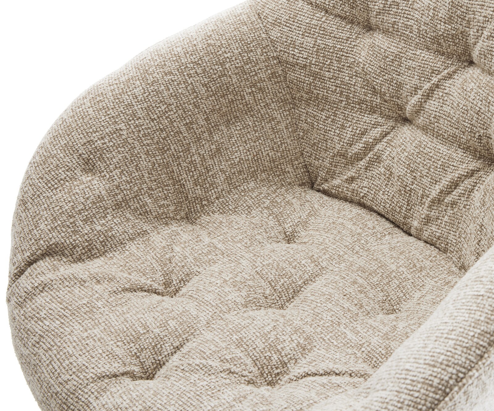 Freischwinger Gaio-Flex Webstoff Soft Beige Freischwinger flach Effektfinish Titan 4