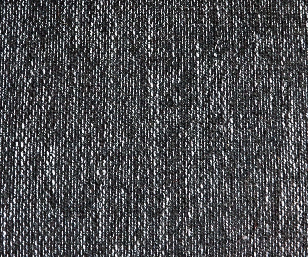 Ecksofa Clovis Schwarz modular Hocker Armlehne Ottomane Rechts 3