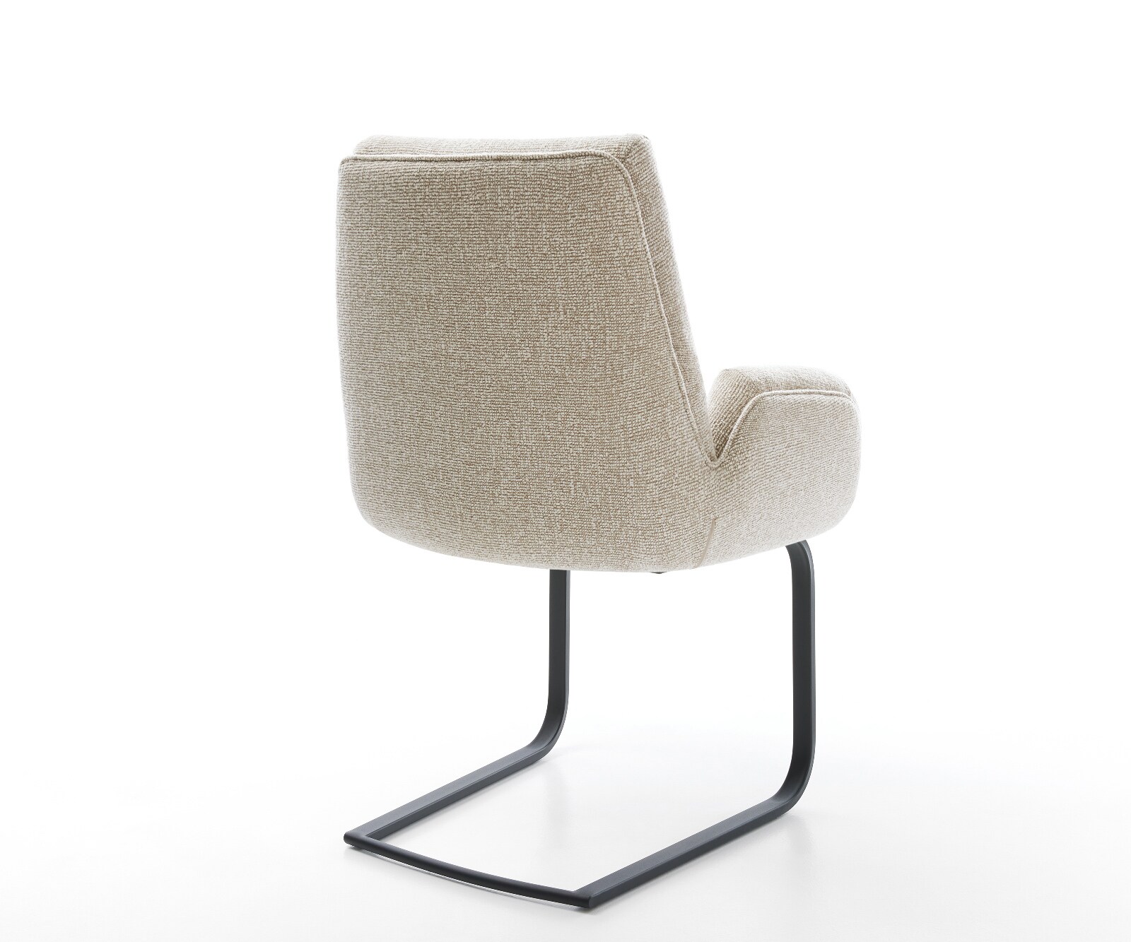 Freischwinger Clea-Flex Webstoff Soft Beige Freischwinger flach Schwarz 4