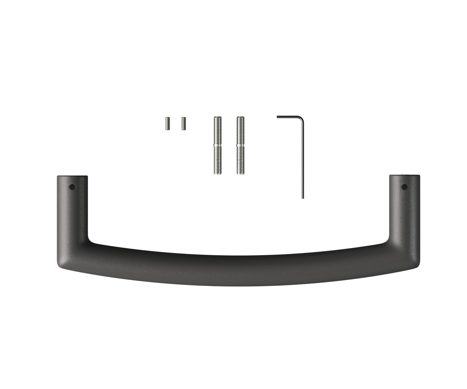 Barstuhlgriff Flex-Rund Metall Schwarz 1