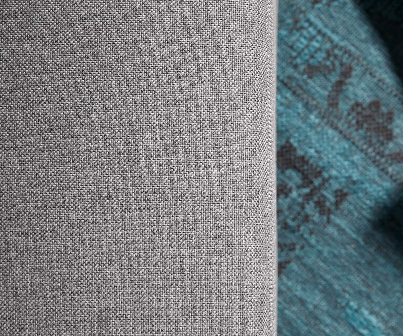 Hocker Clovis Grau B98 x T83 Grau Modul Flachgewebe 3 Hocker Clovis Grau B98 x T83 Grau Modul Flachgewebe 3