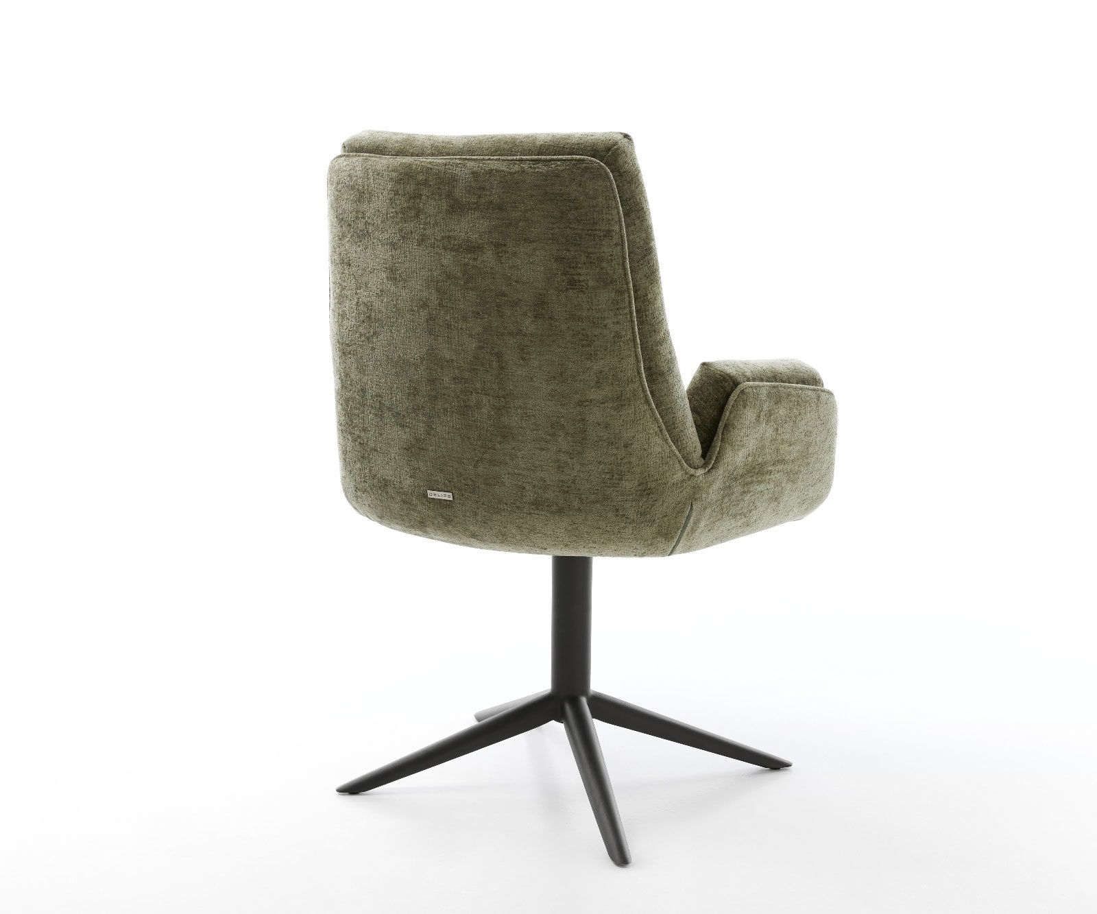 Drehstuhl Clea-Flex Chenille Olive Fußkreuz Schwarz 360° drehbar Wippfunktion 4 Drehstuhl Clea-Flex Chenille Olive Fußkreuz Schwarz 360° drehbar Wippfunktion 4