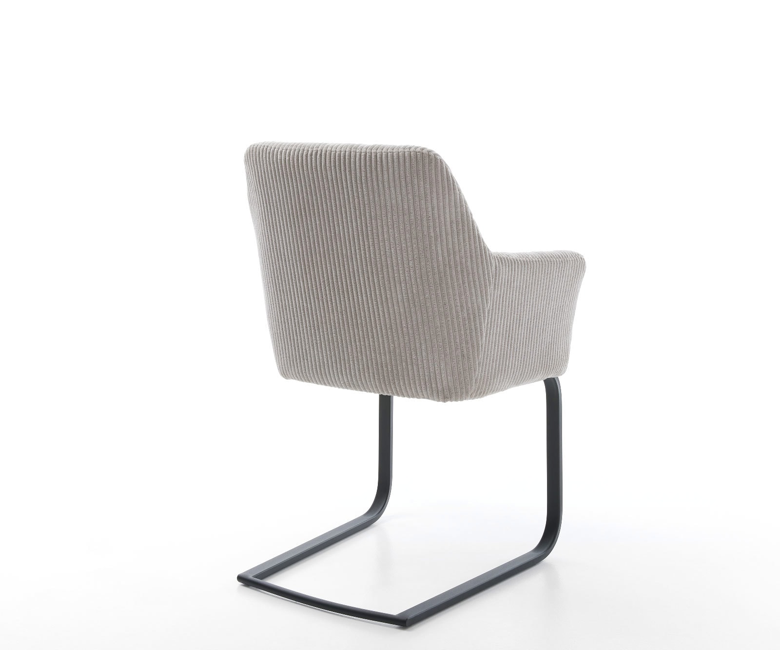 Freischwinger Xana-Flex mit Armlehnen Cord Silbergrau Freischwinger flach Schwarz Taschenfederkern 4 Freischwinger Xana-Flex mit Armlehnen Cord Silbergrau Freischwinger flach Schwarz Taschenfederkern 4