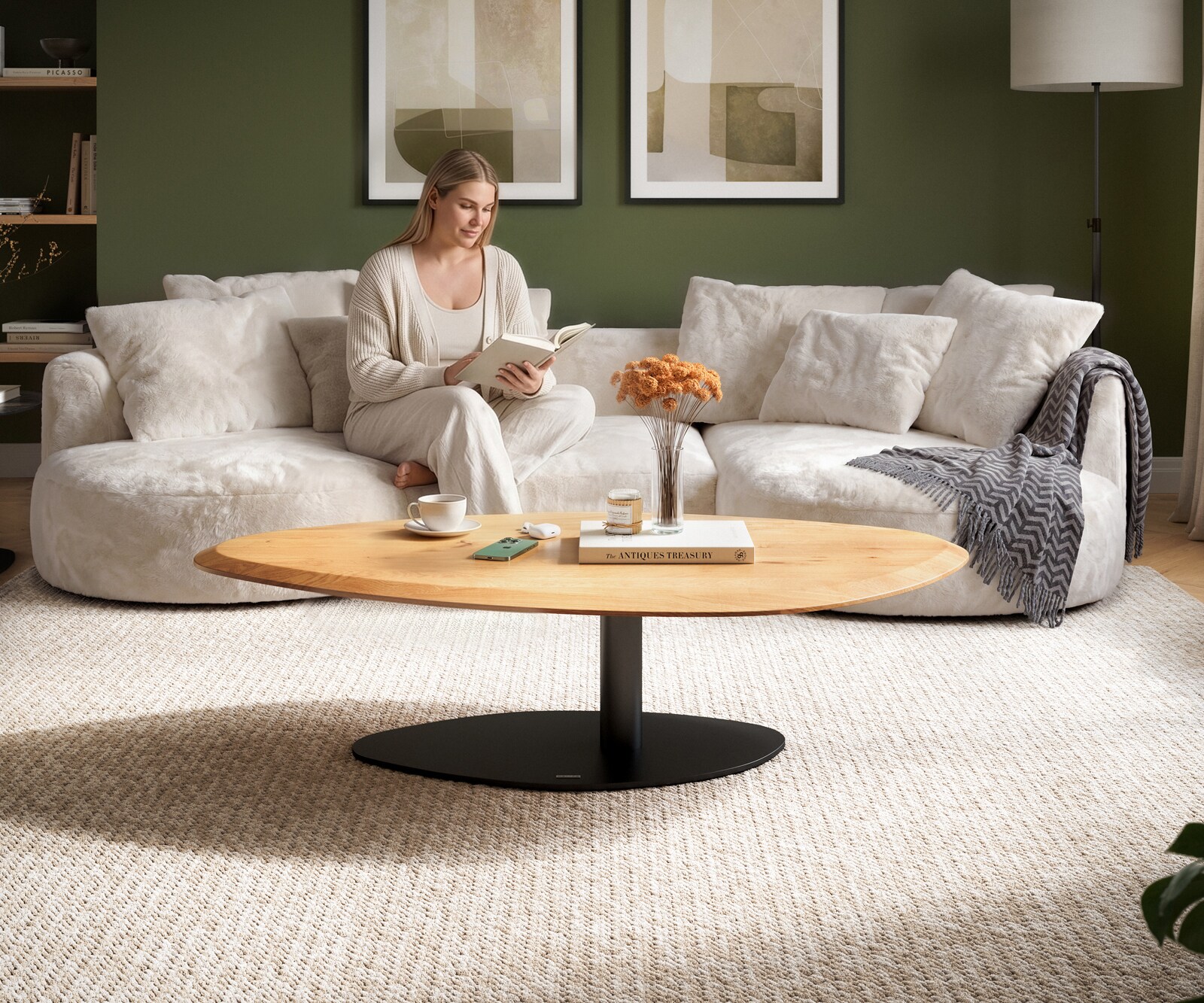 Couchtisch Edge Massivholz Organisch 2