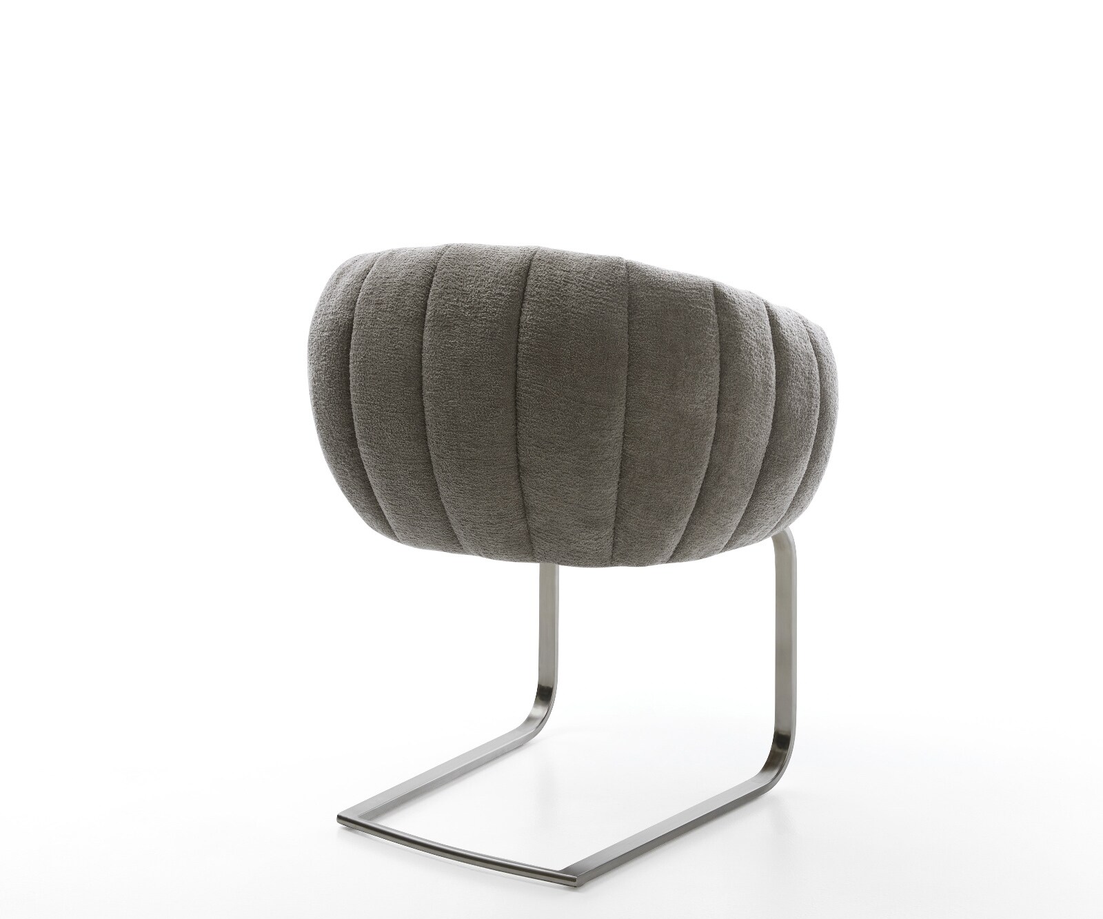 Freischwinger Jada-Flex Bouclé Soft Schlamm Freischwinger flach Graphit Taschenfederkern 4