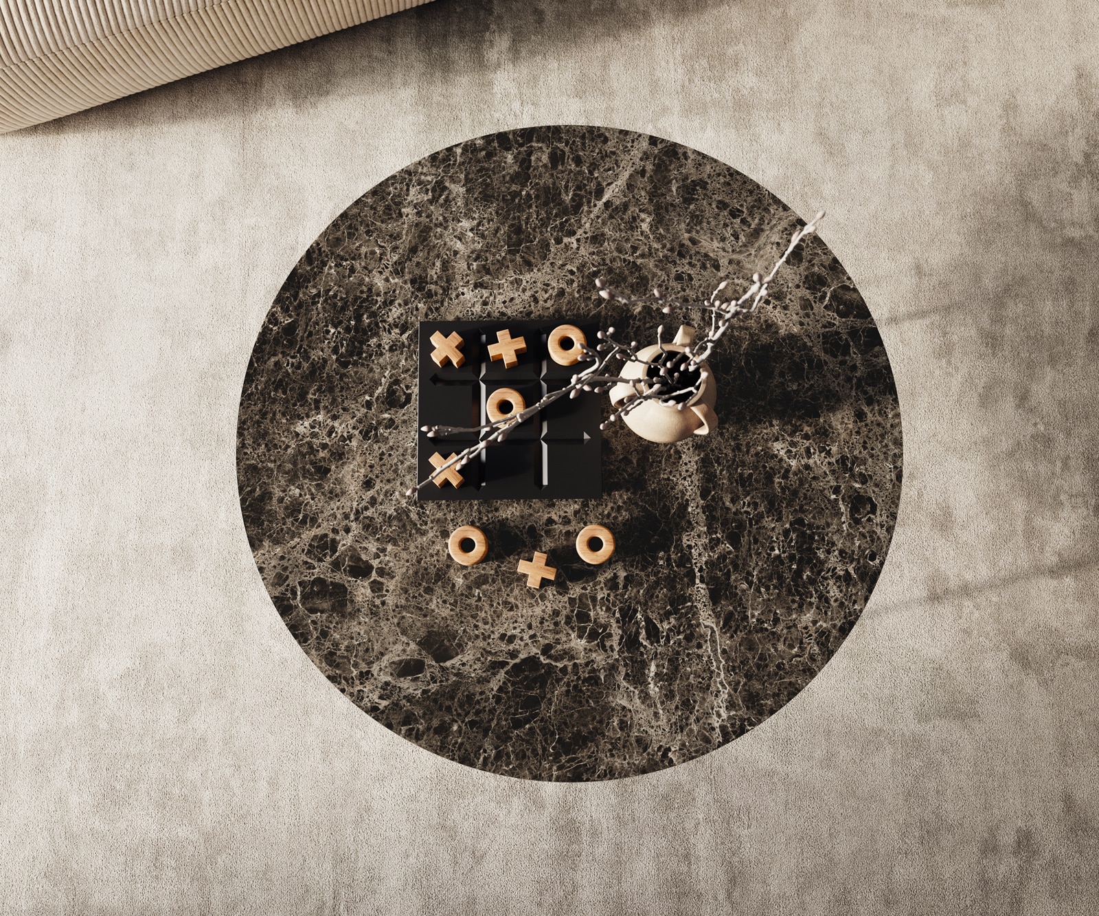 Couchtisch Edge Rund 90x90 cm Keramik Laminam® Emperador Extra Lucidato Dunkelbraun Trive Metall Schwarz 1 Couchtisch Edge Rund 90x90 cm Keramik Laminam® Emperador Extra Lucidato Dunkelbraun Trive Metall Schwarz 1