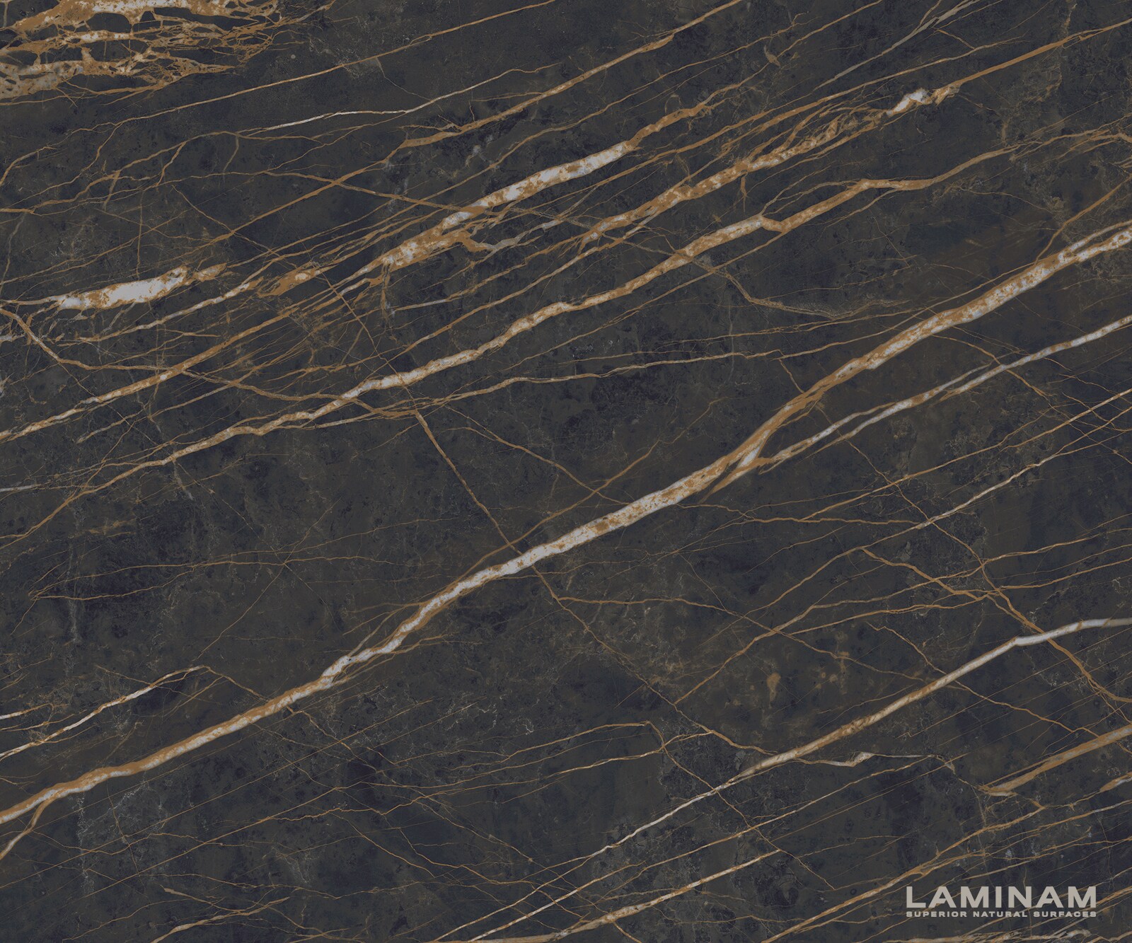 Esstisch Edge 200x100cm Laminam® Keramik Braun Mittelfuß Flachstahl Schwarz 2