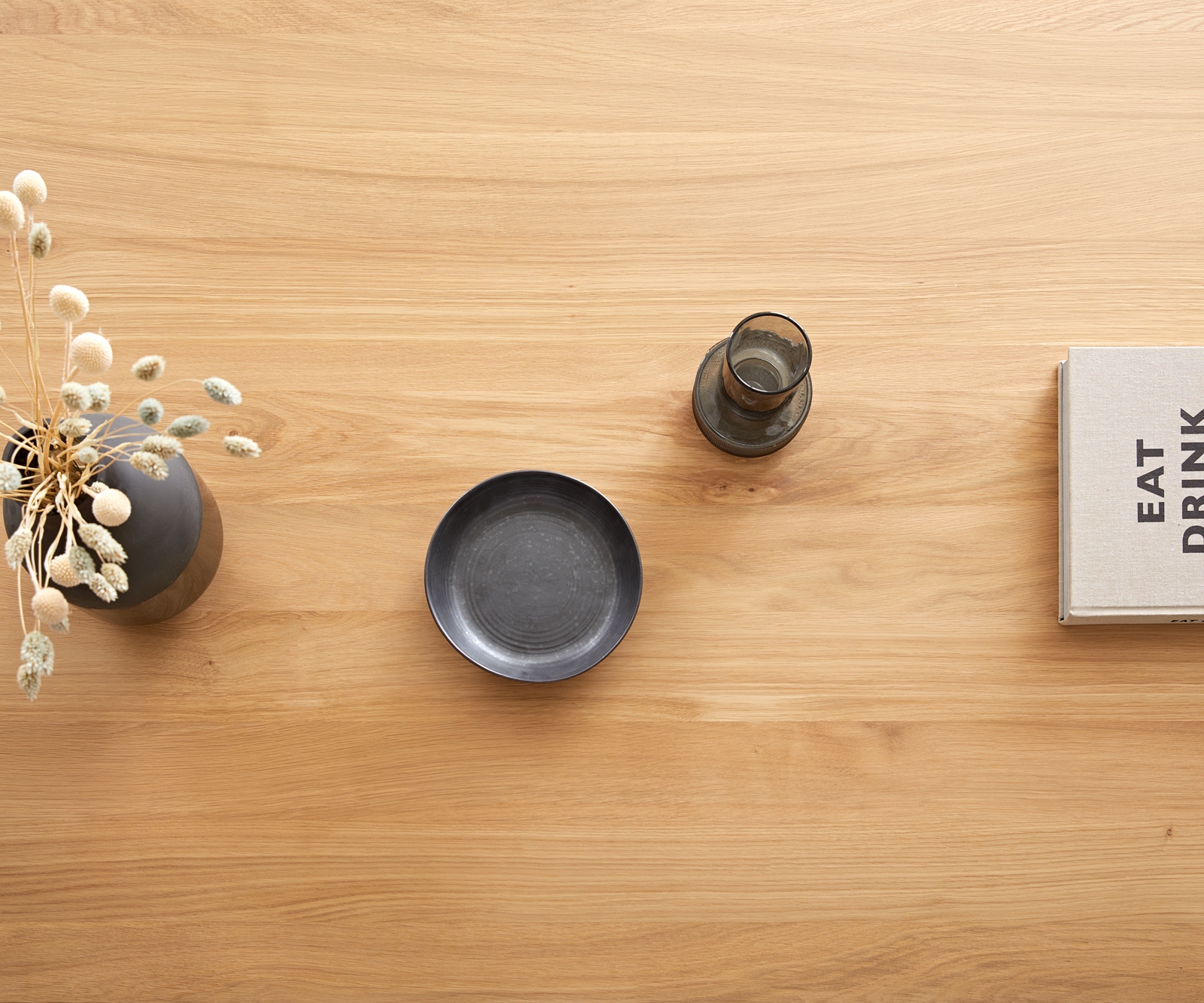 Esstisch Edge 300x100 Eiche Natur Spider Flachstahl Schwarz 6