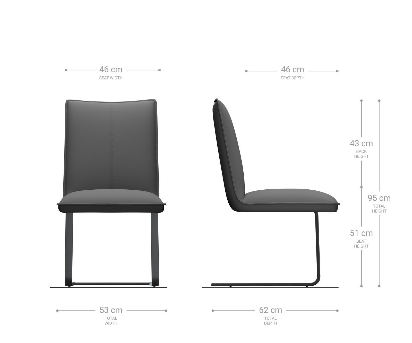 Freischwinger Lelio-Flex Samt Grau Freischwinger flach Schwarz Taschenfederkern 5 Freischwinger Lelio-Flex Samt Grau Freischwinger flach Schwarz Taschenfederkern 5