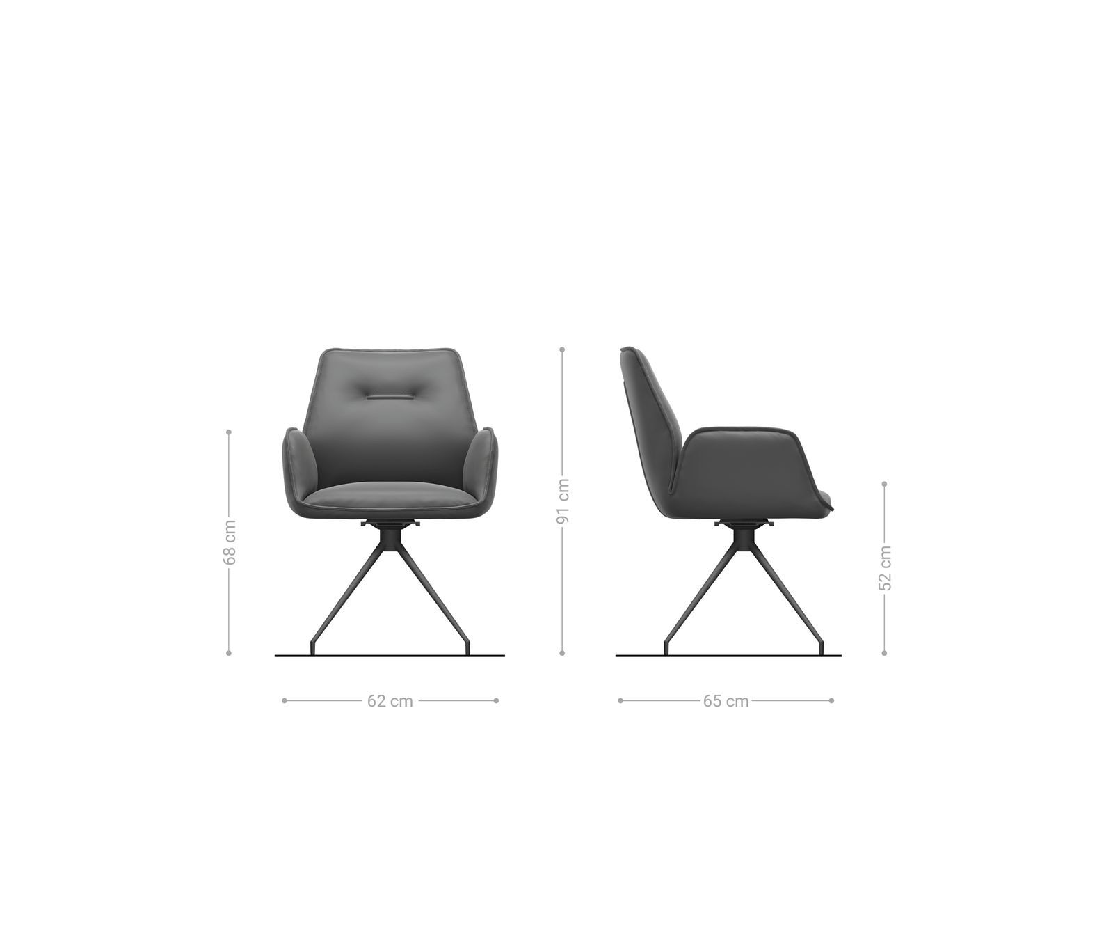 Drehstuhl Zoa-Flex Materialmix Schlamm Kreuzgestell konisch Schwarz 180° drehbar Taschenfederkern 5 Drehstuhl Zoa-Flex Materialmix Schlamm Kreuzgestell konisch Schwarz 180° drehbar Taschenfederkern 5