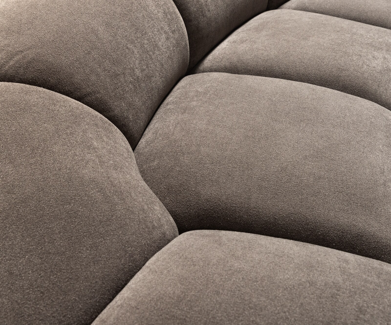 Big-Sofa Lunna 360x175 cm Strukturstoff Soft Taupe 2 Kissen 6