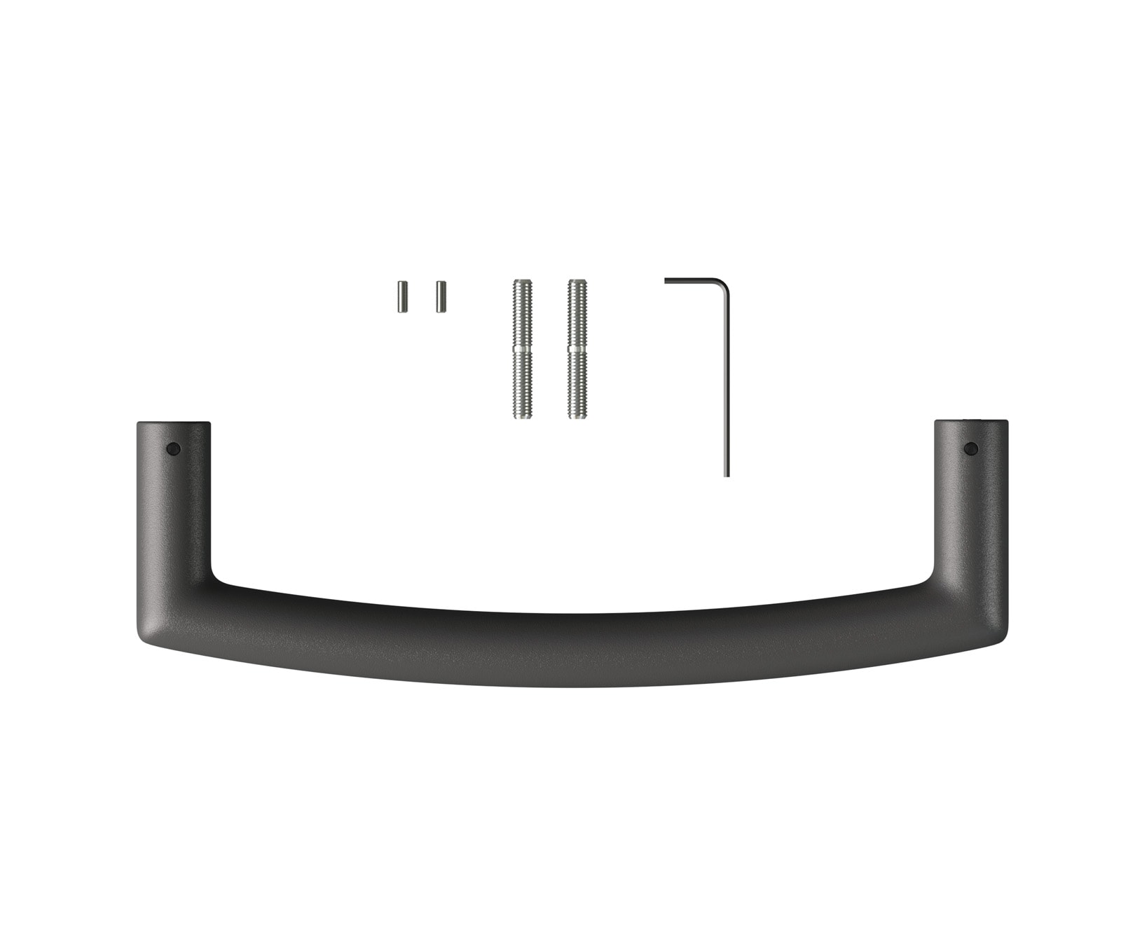Barstuhlgriff Flex-Rund Metall Schwarz 2