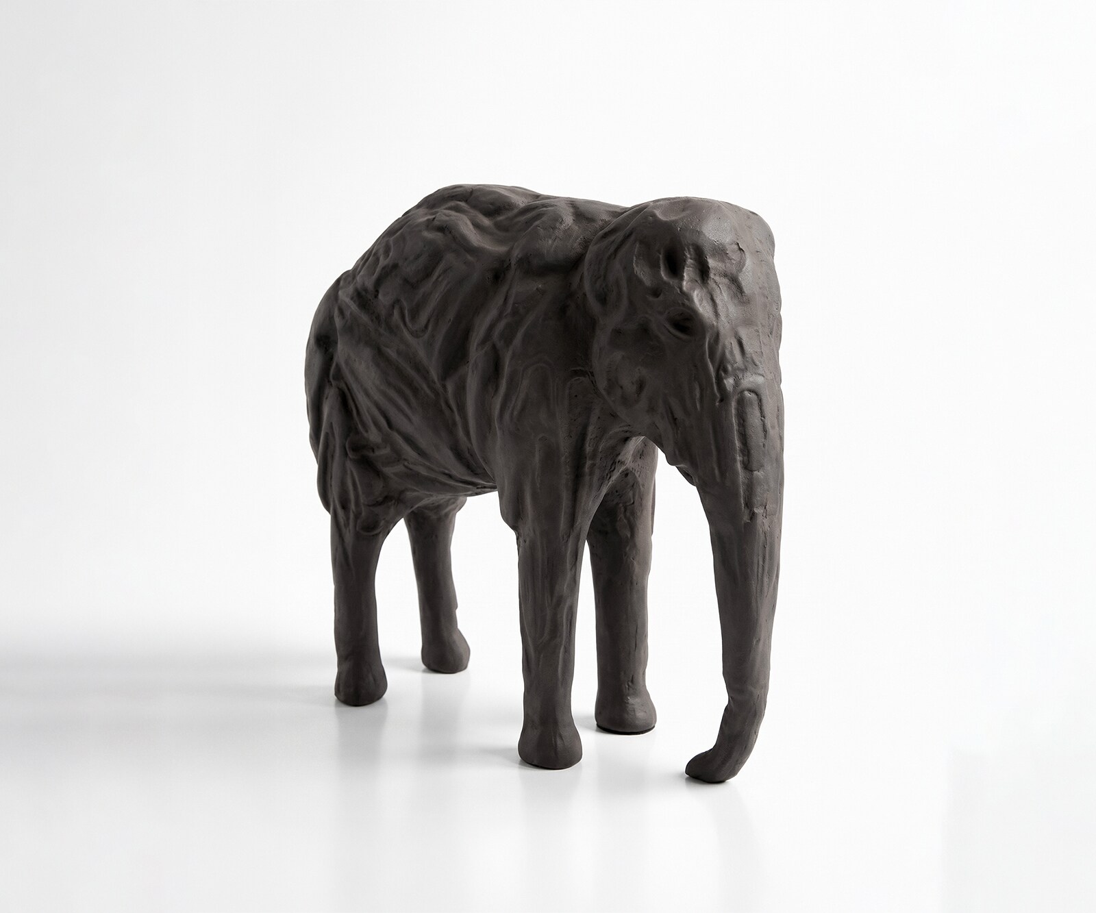 Figurine Tembo l36 x P13 x H35 cm Aluminium Basalt Faite main