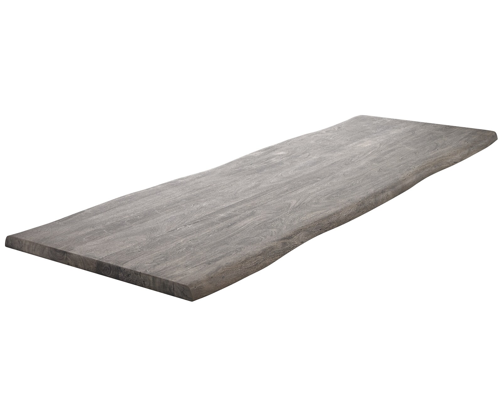 Esstischplatte Edge 300x100cm XL Akazie Platin Live-Edge 1