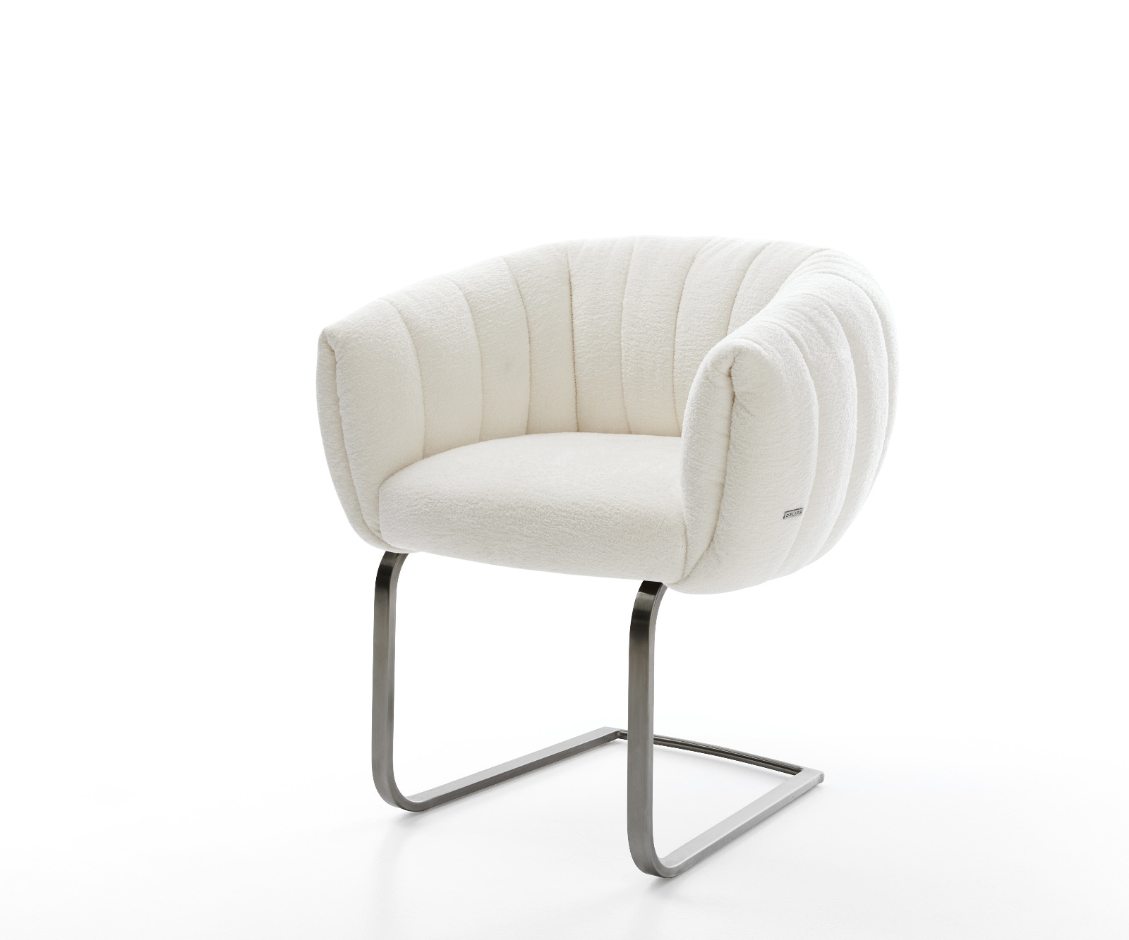 Freischwinger Jada-Flex Bouclé Soft Beige Freischwinger flach Graphit Tasch günstig online kaufen