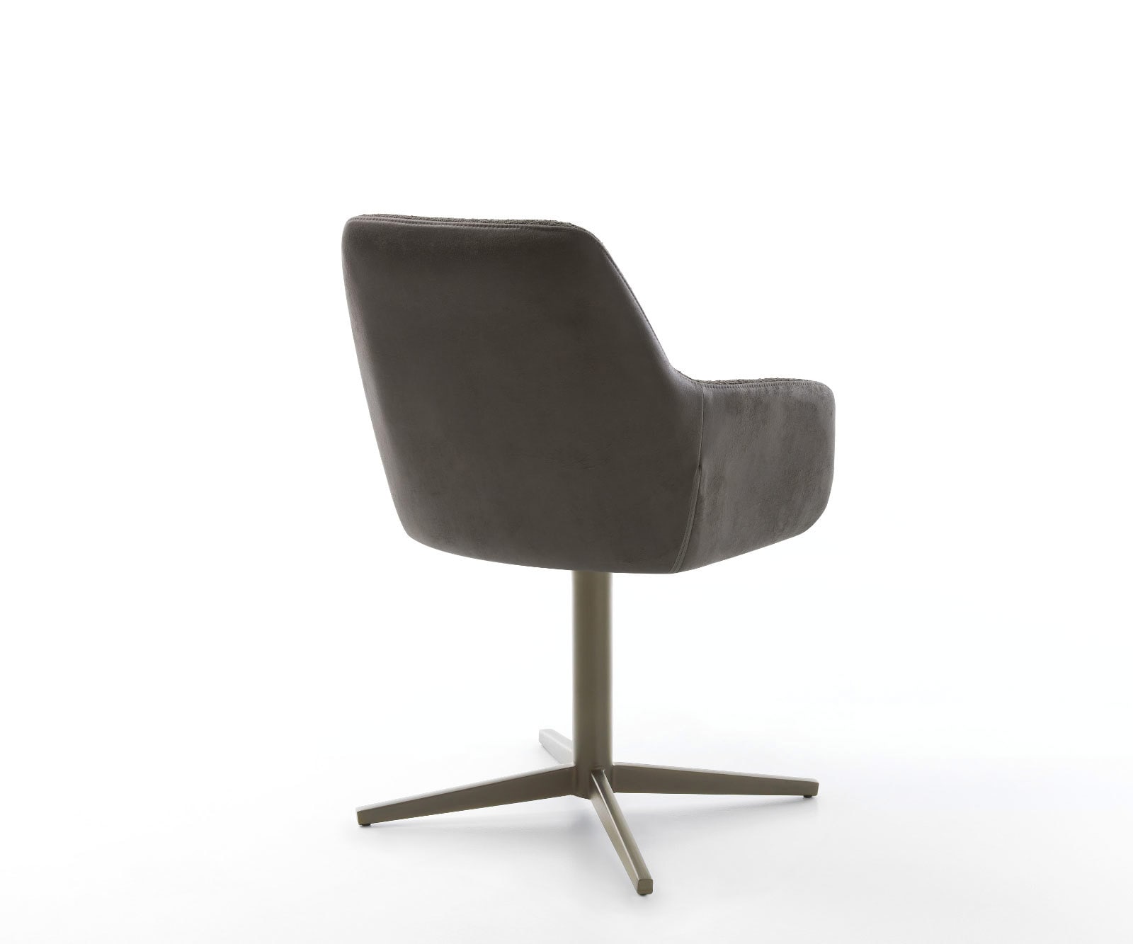 Drehstuhl Pejo-Flex Materialmix Schwarz Fußkreuz Effektfinish Titan 360° drehbar Taschenfederkern 4 Drehstuhl Pejo-Flex Materialmix Schwarz Fußkreuz Effektfinish Titan 360° drehbar Taschenfederkern 4