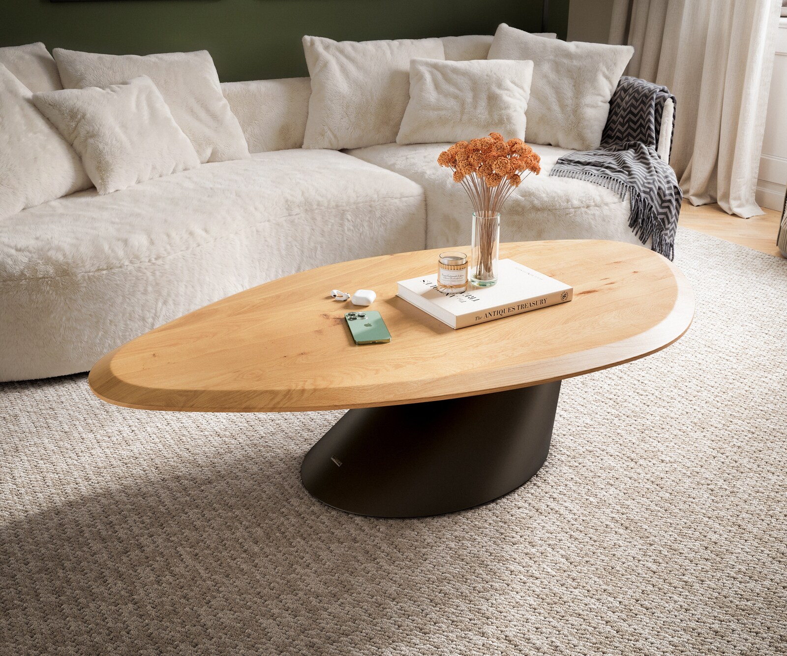Couchtisch Edge Massivholz Organisch