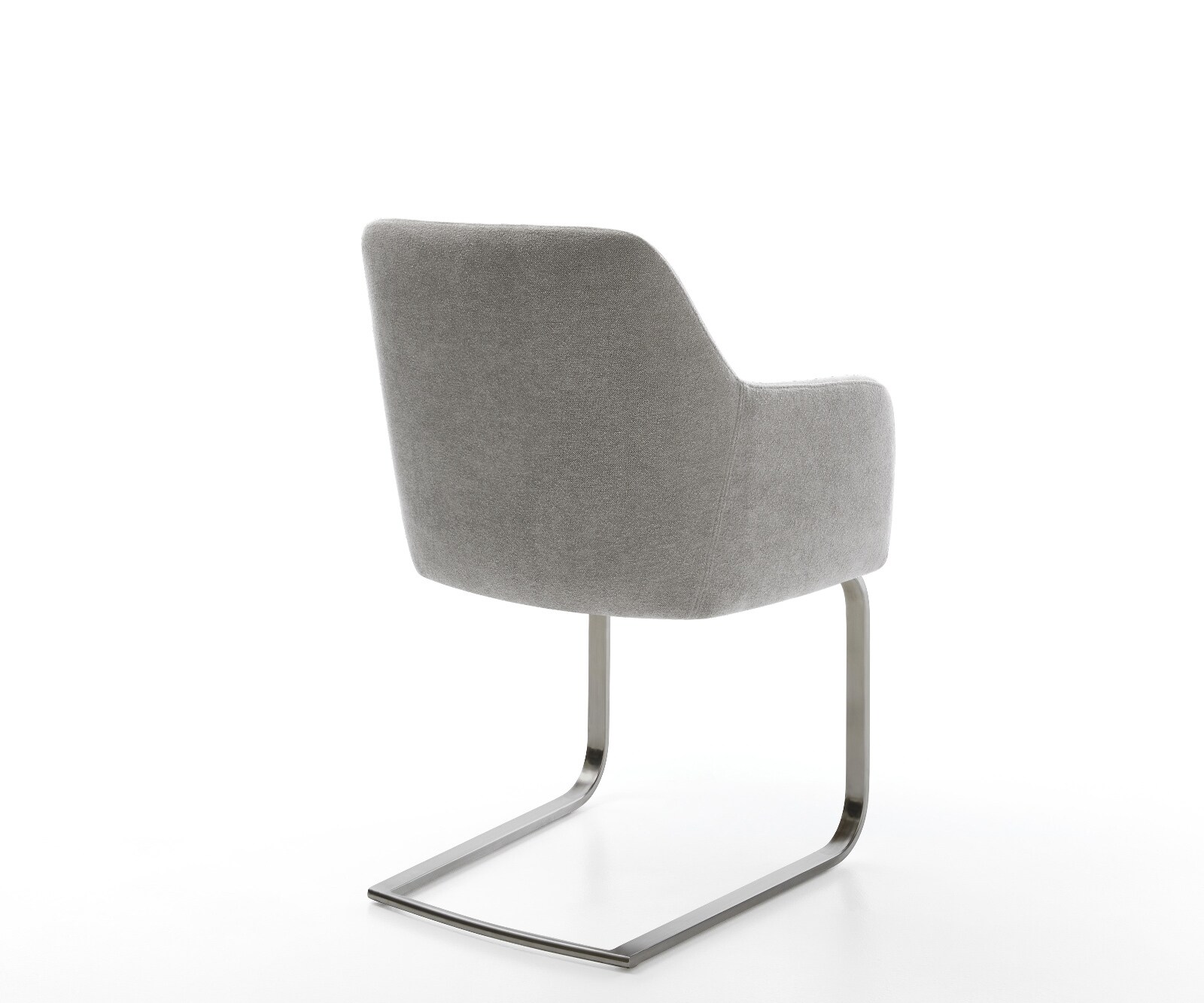 Freischwinger Greg-Flex Strukturstoff Soft Grau Freischwinger flach Graphit Taschenfederkern 5