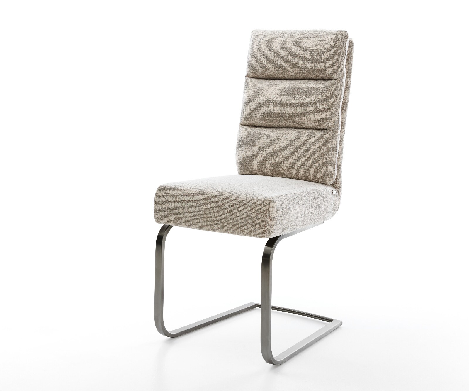 Freischwinger Pela-Flex Webstoff Soft Beige Freischwinger flach Graphit Tas günstig online kaufen