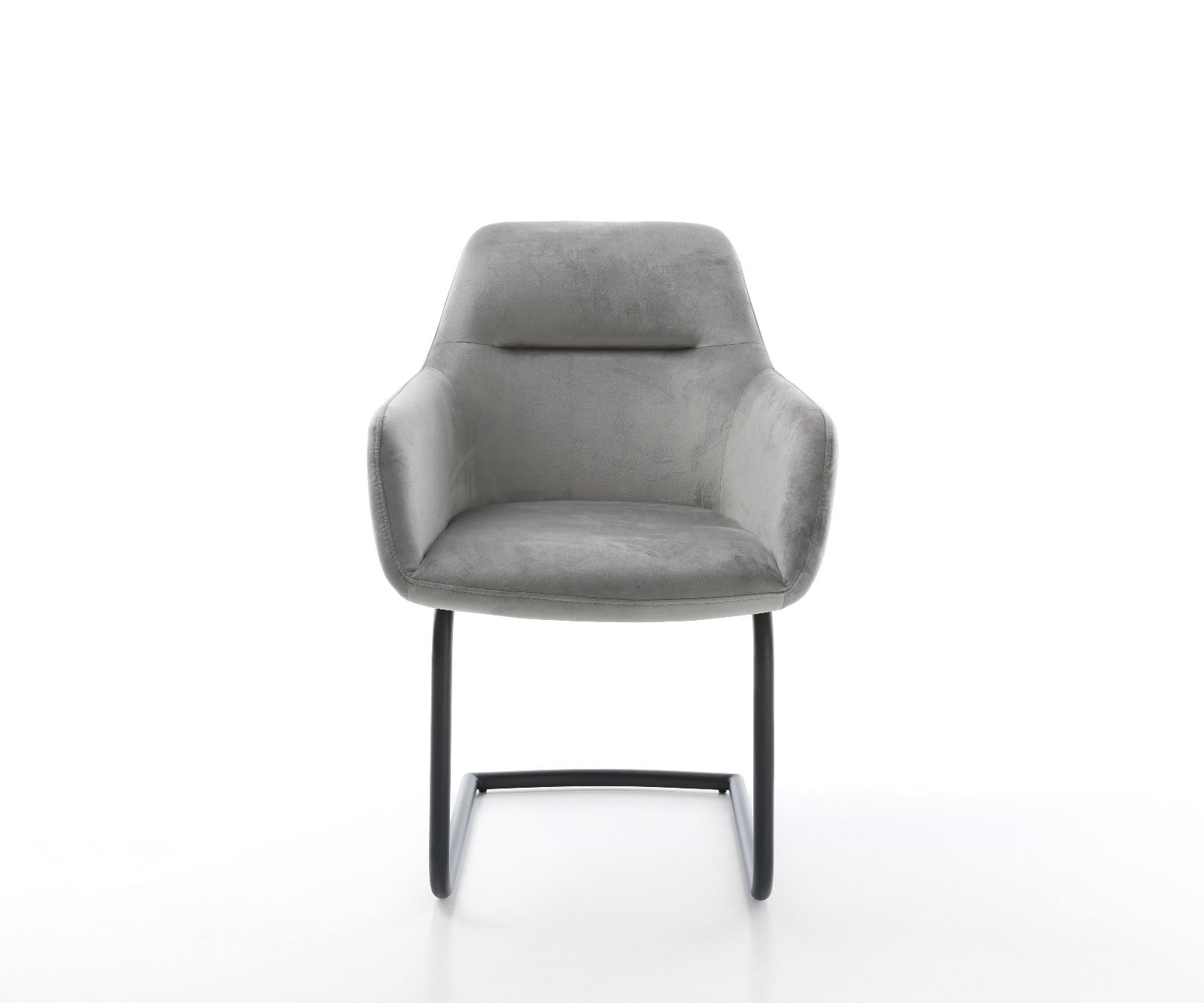 Freischwinger Pejo-Flex Samt Grau Freischwinger rund Schwarz Taschenfederkern 1 Freischwinger Pejo-Flex Samt Grau Freischwinger rund Schwarz Taschenfederkern 1