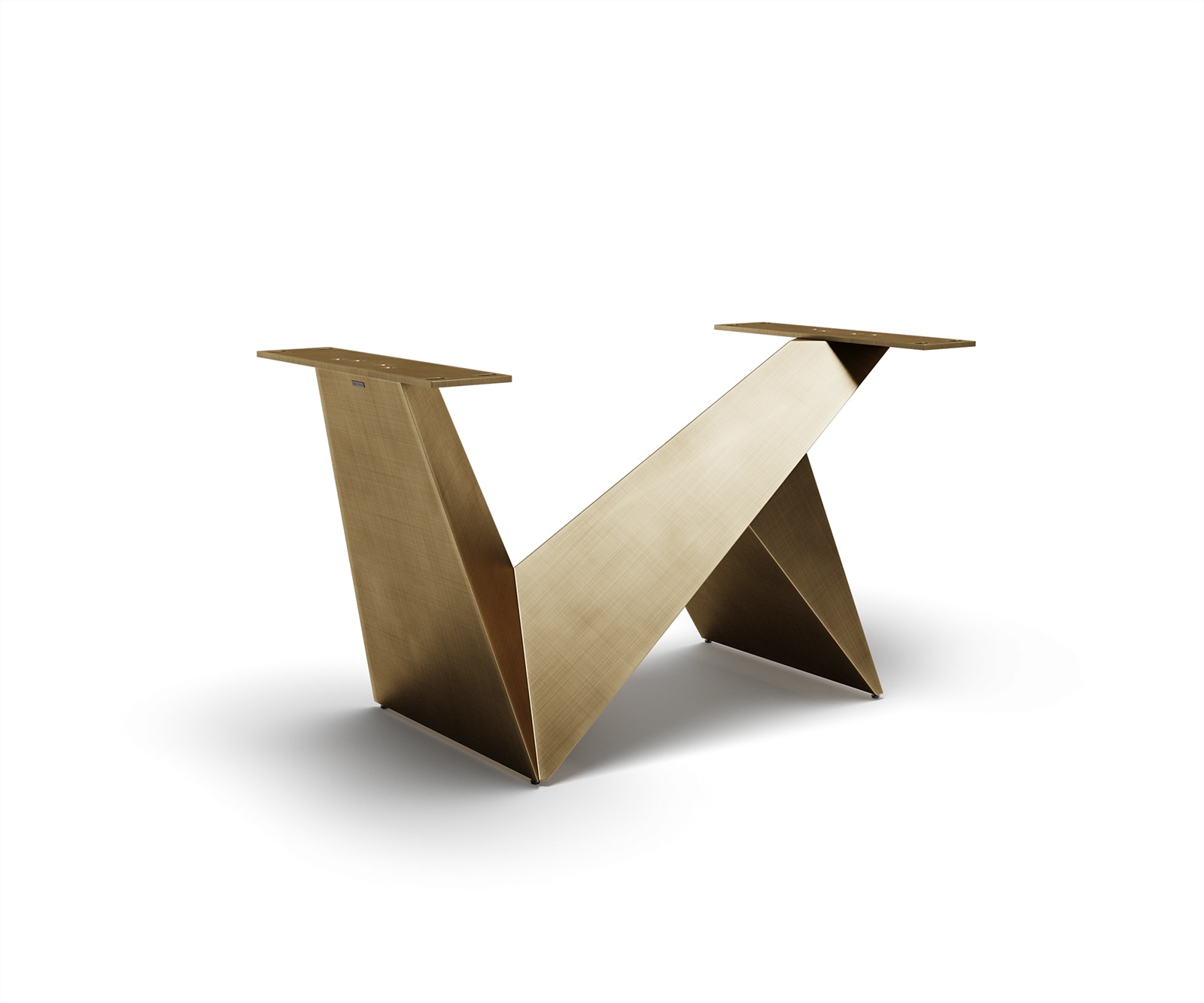 Tischgestell Origami Metallic Gold Tischgestell Origami Metallic Gold