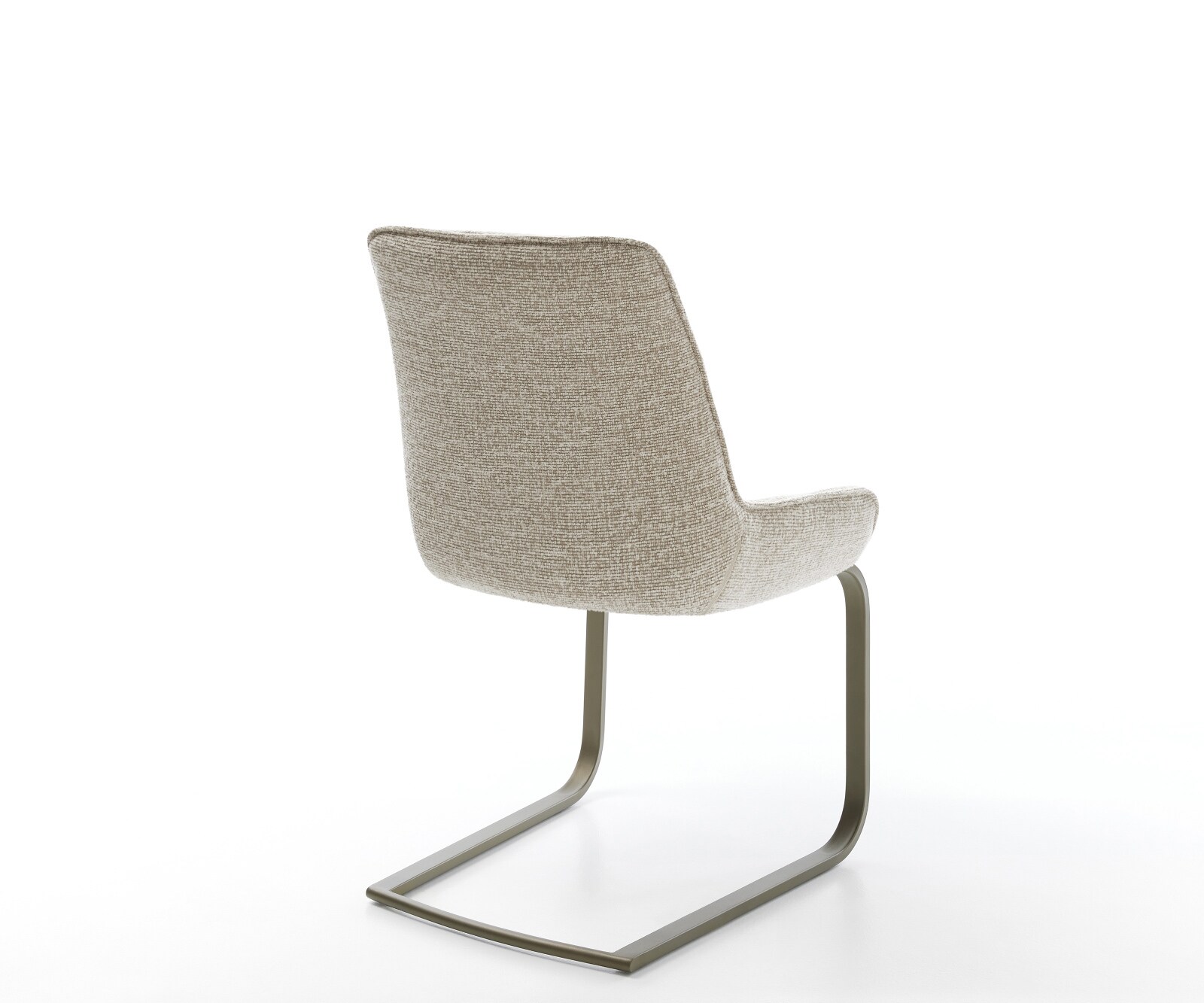 Freischwinger Taimi-Flex Webstoff Soft Beige Freischwinger flach Effektfinish Titan 4