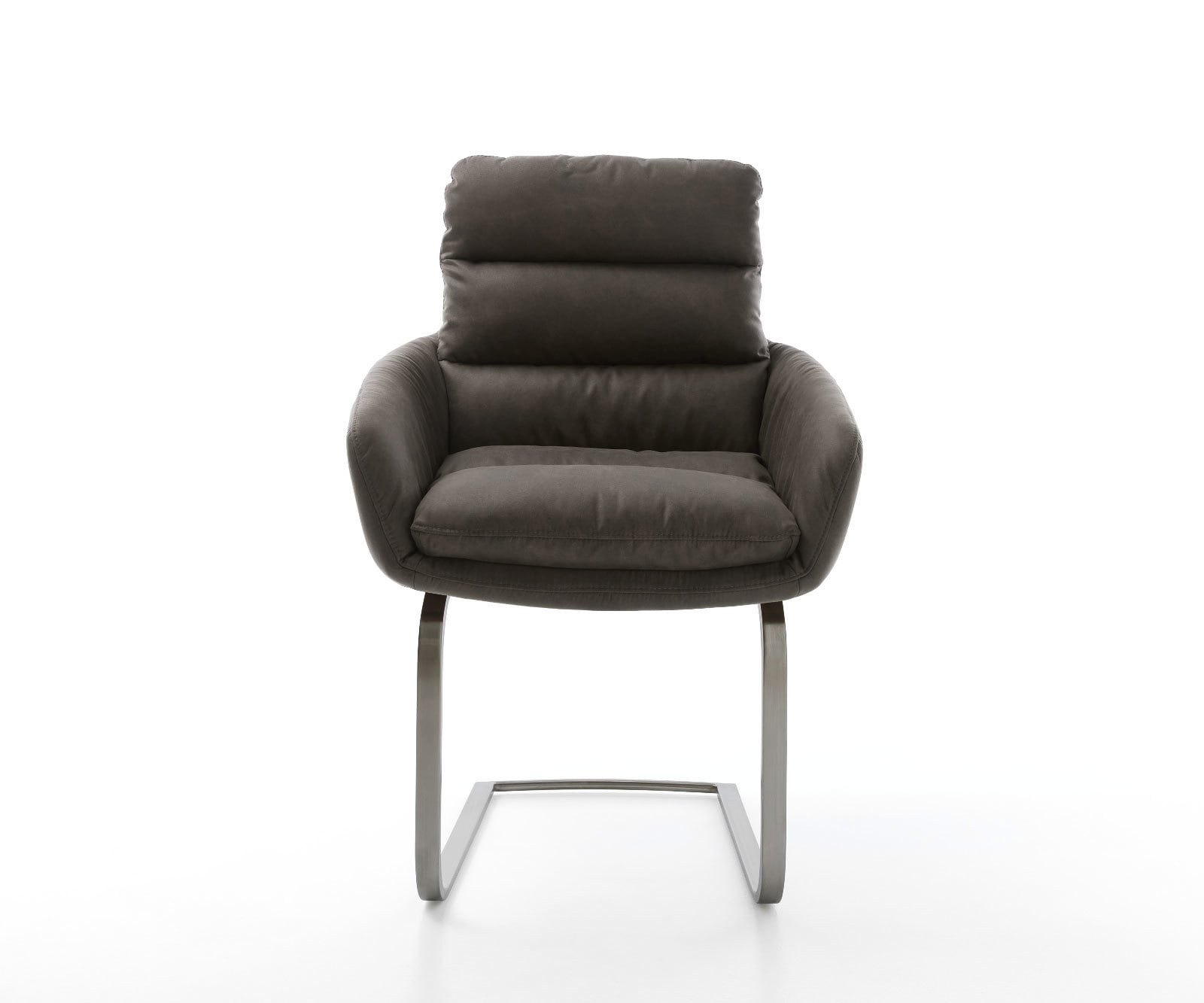 Freischwinger Abelia-Flex mit Armlehnen Mikrofaser Anthrazit Vintage Freischwinger flach Graphit 1 Freischwinger Abelia-Flex mit Armlehnen Mikrofaser Anthrazit Vintage Freischwinger flach Graphit 1