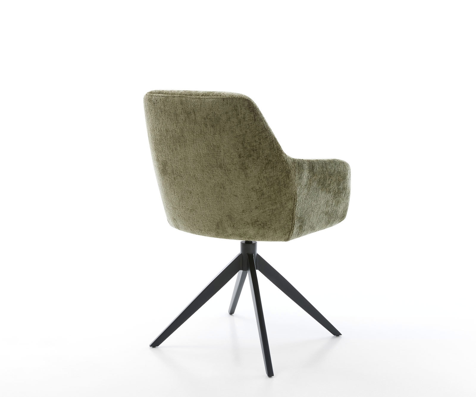 Drehstuhl Pejo-Flex Chenille Olive Kreuzgestell breit Schwarz 360° drehbar Wippfunktion Taschenfederkern 4 Drehstuhl Pejo-Flex Chenille Olive Kreuzgestell breit Schwarz 360° drehbar Wippfunktion Taschenfederkern 4