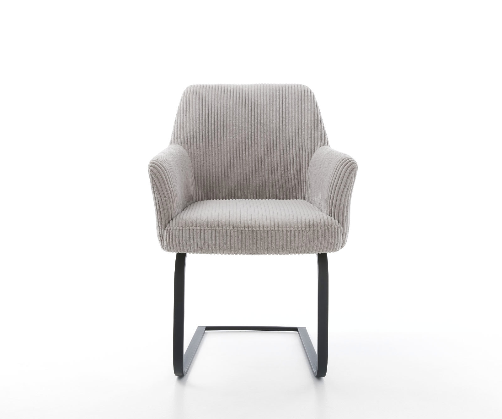 Freischwinger Xana-Flex mit Armlehnen Cord Silbergrau Freischwinger flach Schwarz Taschenfederkern 1 Freischwinger Xana-Flex mit Armlehnen Cord Silbergrau Freischwinger flach Schwarz Taschenfederkern 1