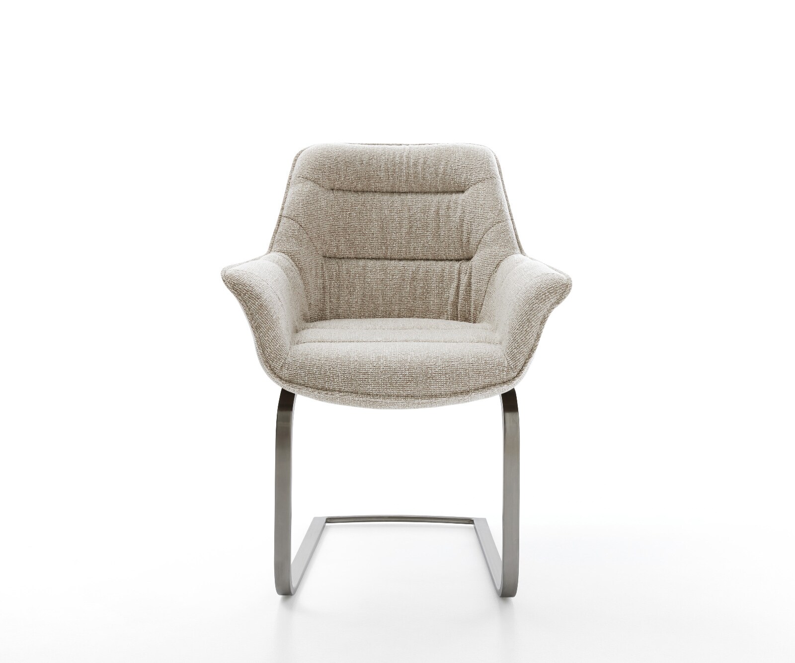 Freischwinger Kaira-Flex Webstoff Soft Beige Freischwinger flach Graphit 1