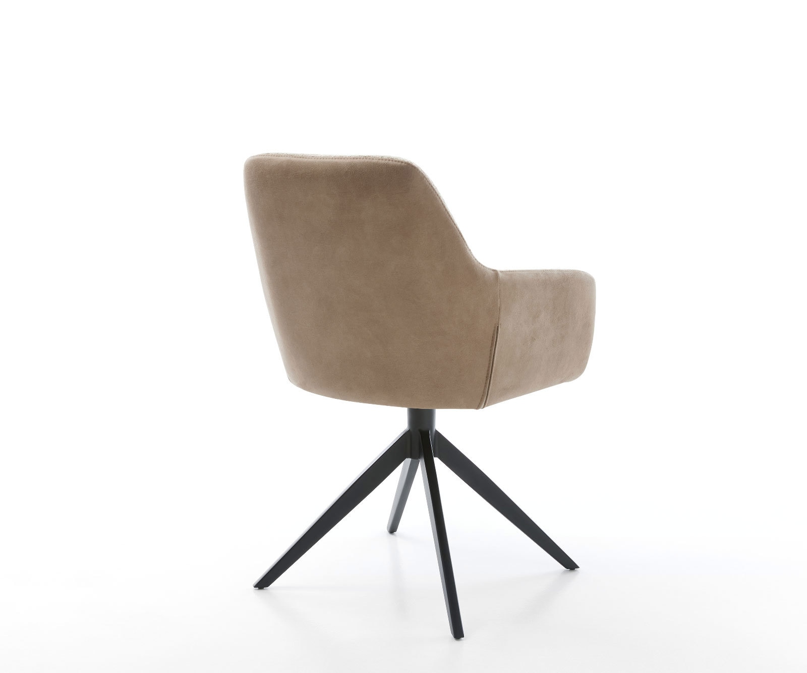 Drehstuhl Pejo-Flex Materialmix Schlamm Kreuzgestell breit Schwarz 360° drehbar Taschenfederkern 4 Drehstuhl Pejo-Flex Materialmix Schlamm Kreuzgestell breit Schwarz 360° drehbar Taschenfederkern 4