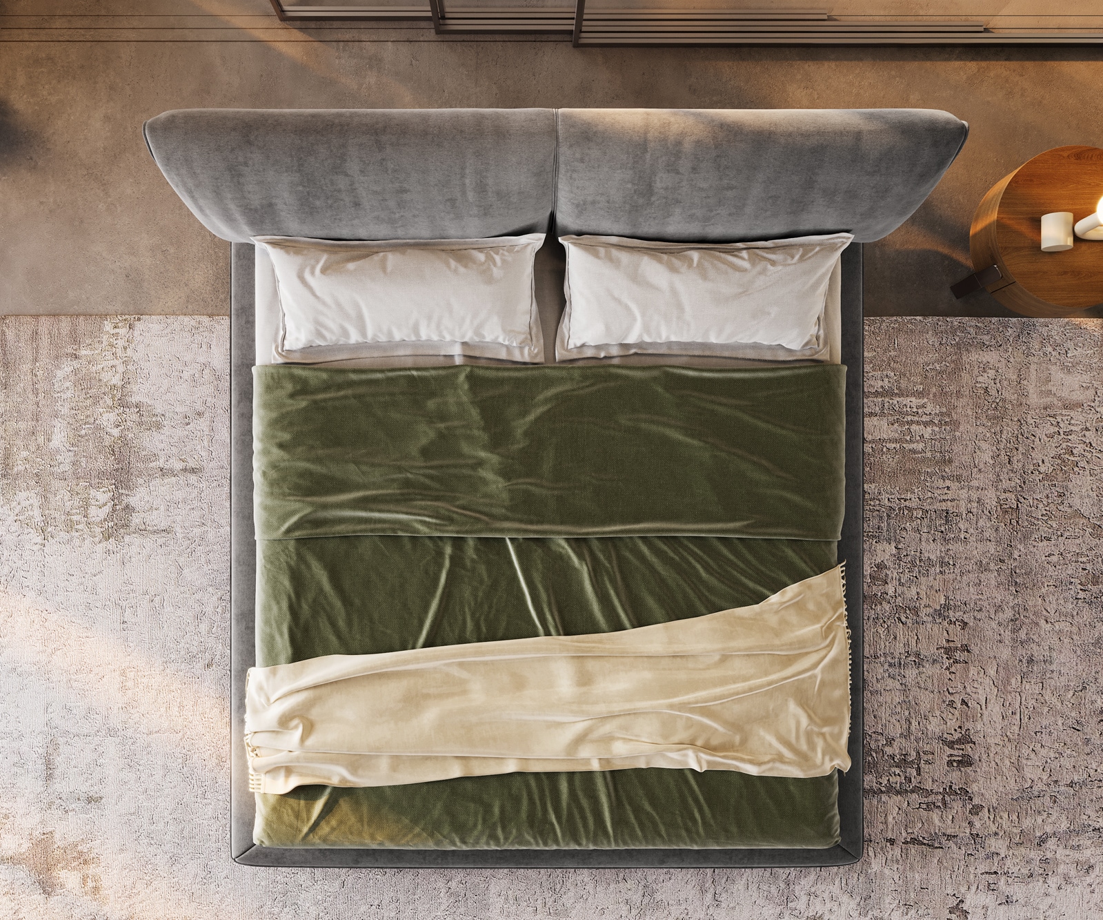 Polsterbettgestell Cusino 180x200 cm Mikrofaser Grau 5 Polsterbettgestell Cusino 180x200 cm Mikrofaser Grau 5