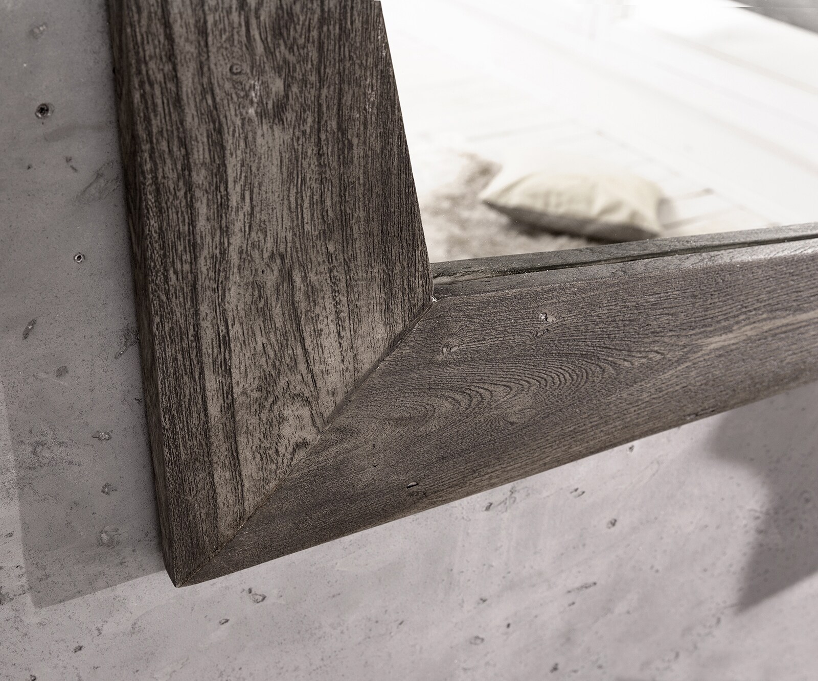 Design-Wandspiegel Wyatt 160x70 cm Akazie Platin 8
