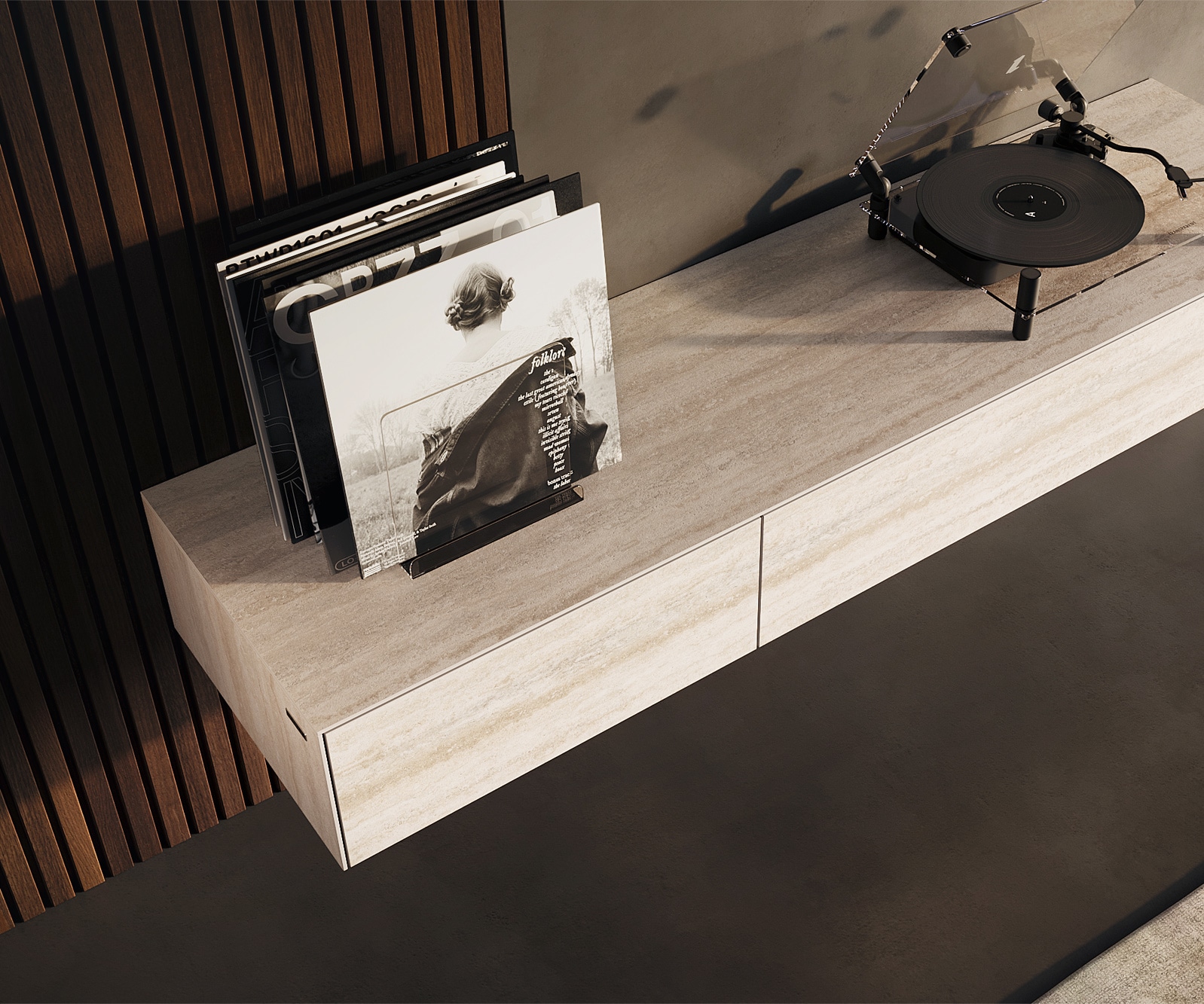 Lowboard Cuor 150 cm Keramik Laminam® Travertino Bianco Creme-Weiß 1 Klappe 1 Schubfach Schwebend 4 Lowboard Cuor 150 cm Keramik Laminam® Travertino Bianco Creme-Weiß 1 Klappe 1 Schubfach Schwebend 4