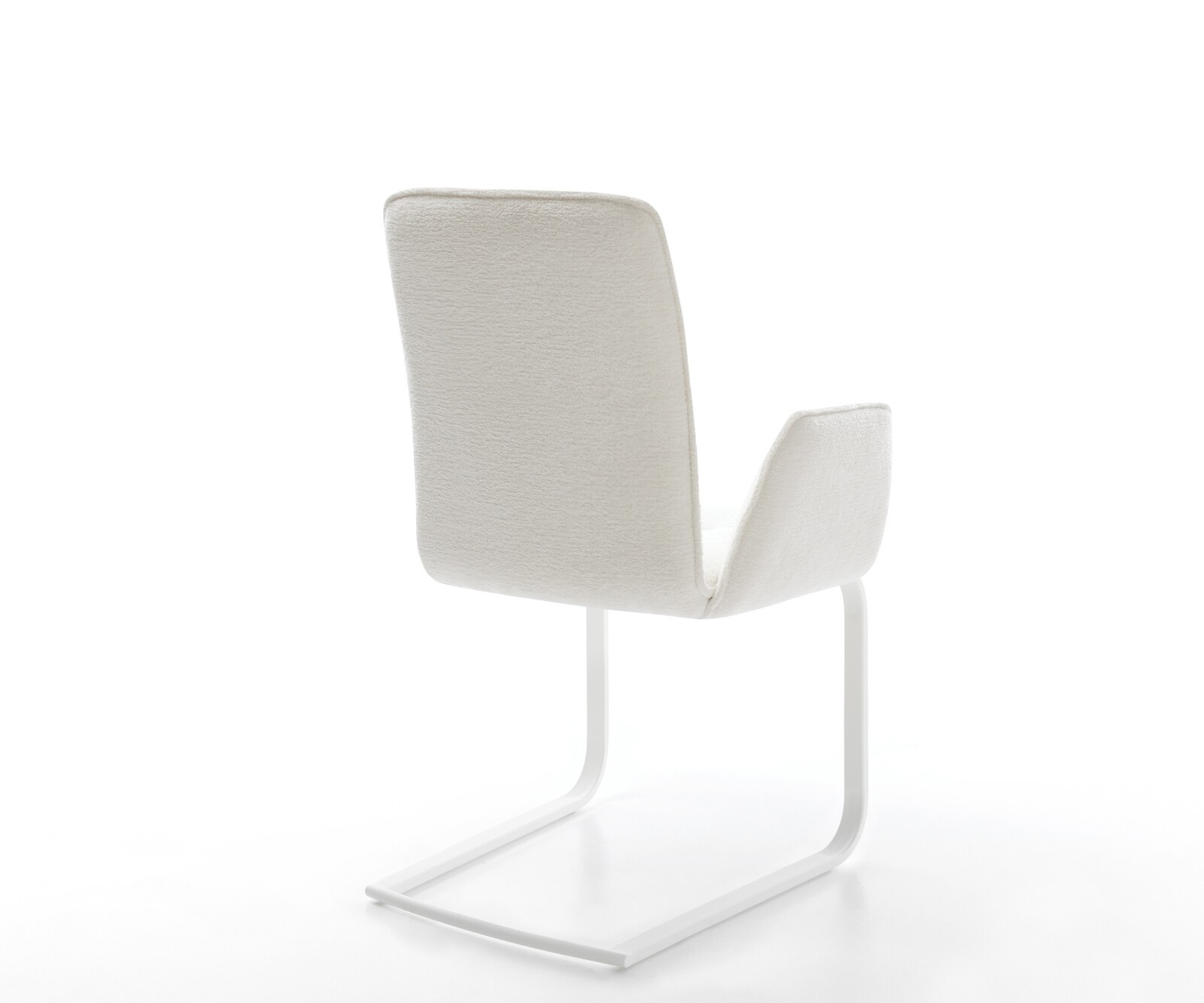 Freischwinger Vinja-Flex Bouclé Soft Beige Freischwinger flach Weiß 4