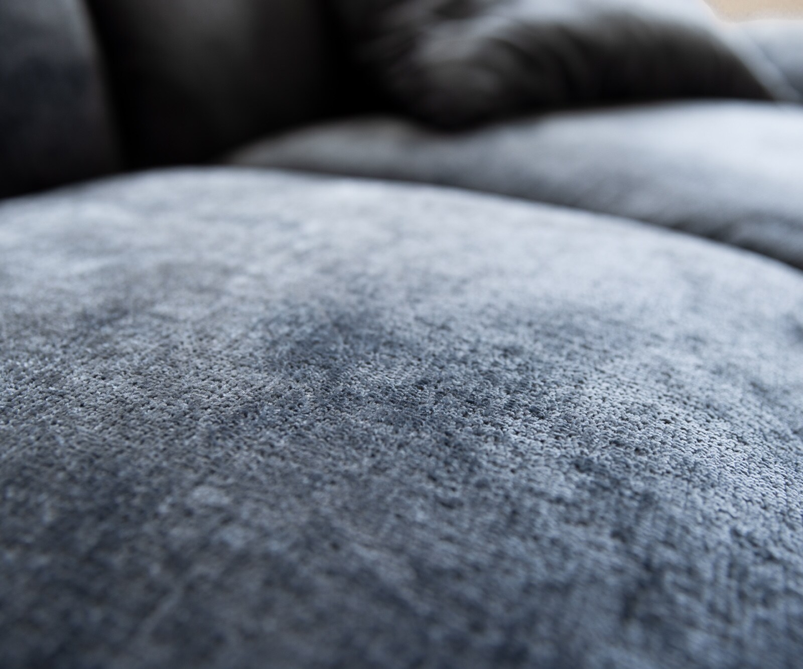 Big-Sofa Lunna 360x175 cm Chenille Blau 2 Kissen 5