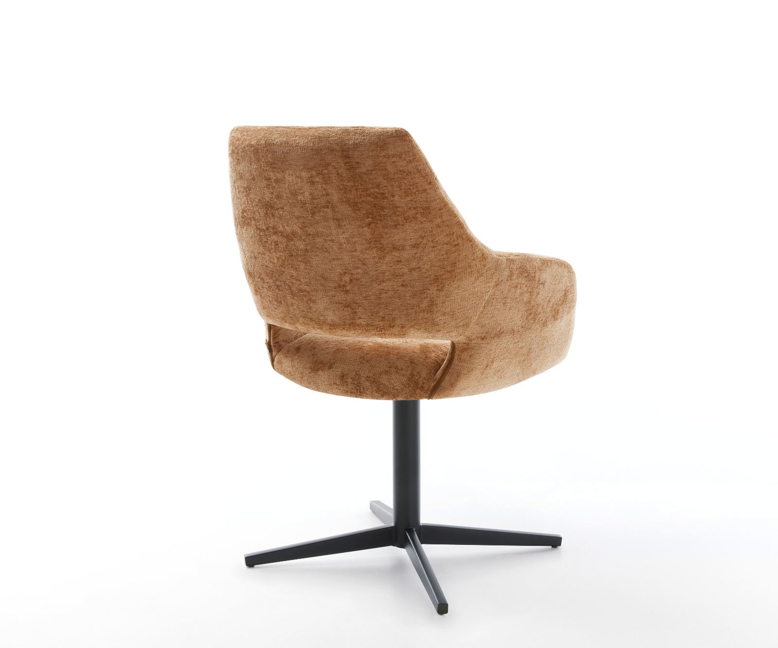 Drehstuhl Yago-Flex mit Armlehnen Chenille Rost Fußkreuz Schwarz 360° drehbar Taschenfederkern 4 Drehstuhl Yago-Flex mit Armlehnen Chenille Rost Fußkreuz Schwarz 360° drehbar Taschenfederkern 4