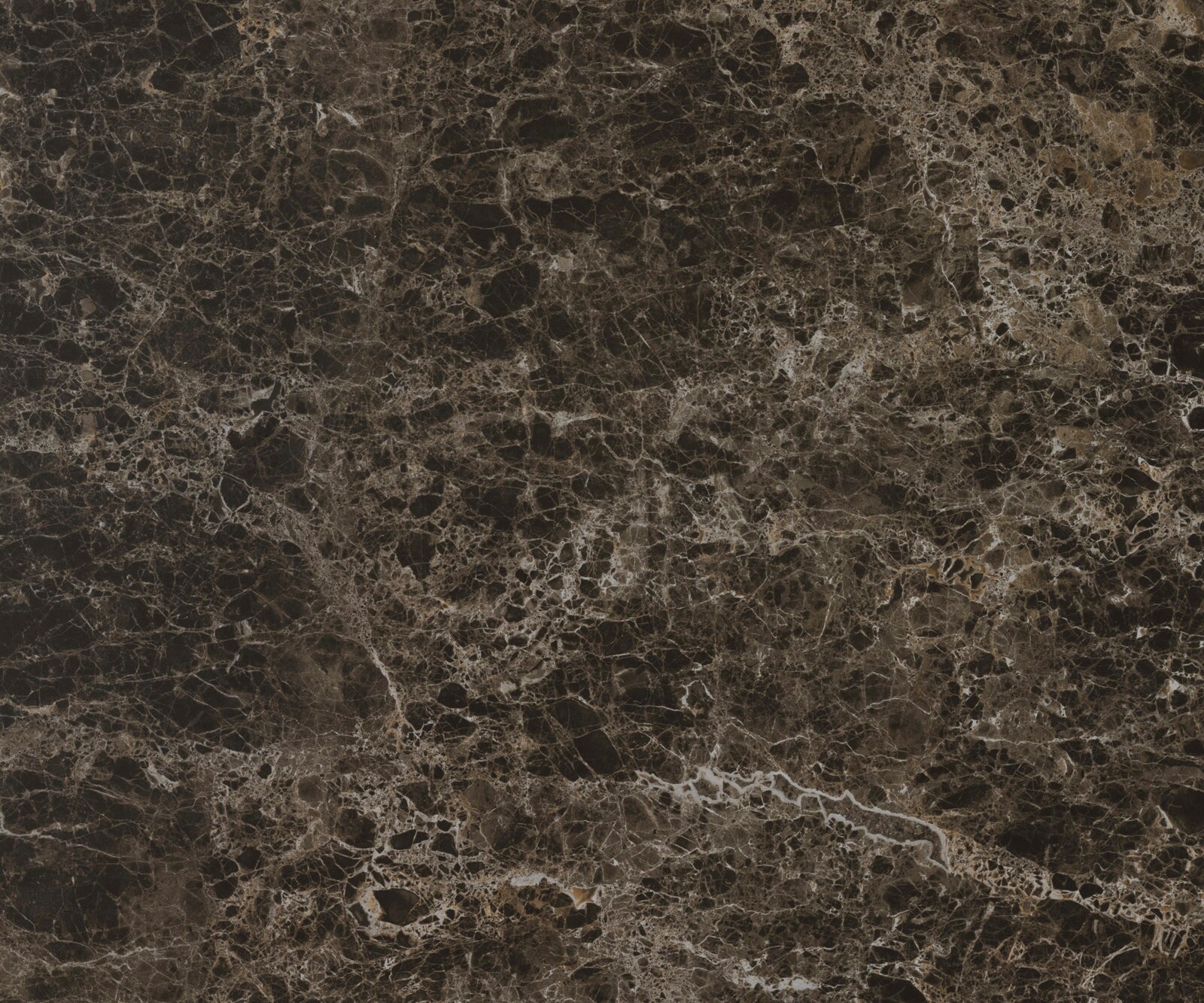 Konsolentisch Edge Polygonal 140x50 cm Keramik Emperador Extra Lucidato Dunkelbraun Livos Metall Effektfinish Titan 3
