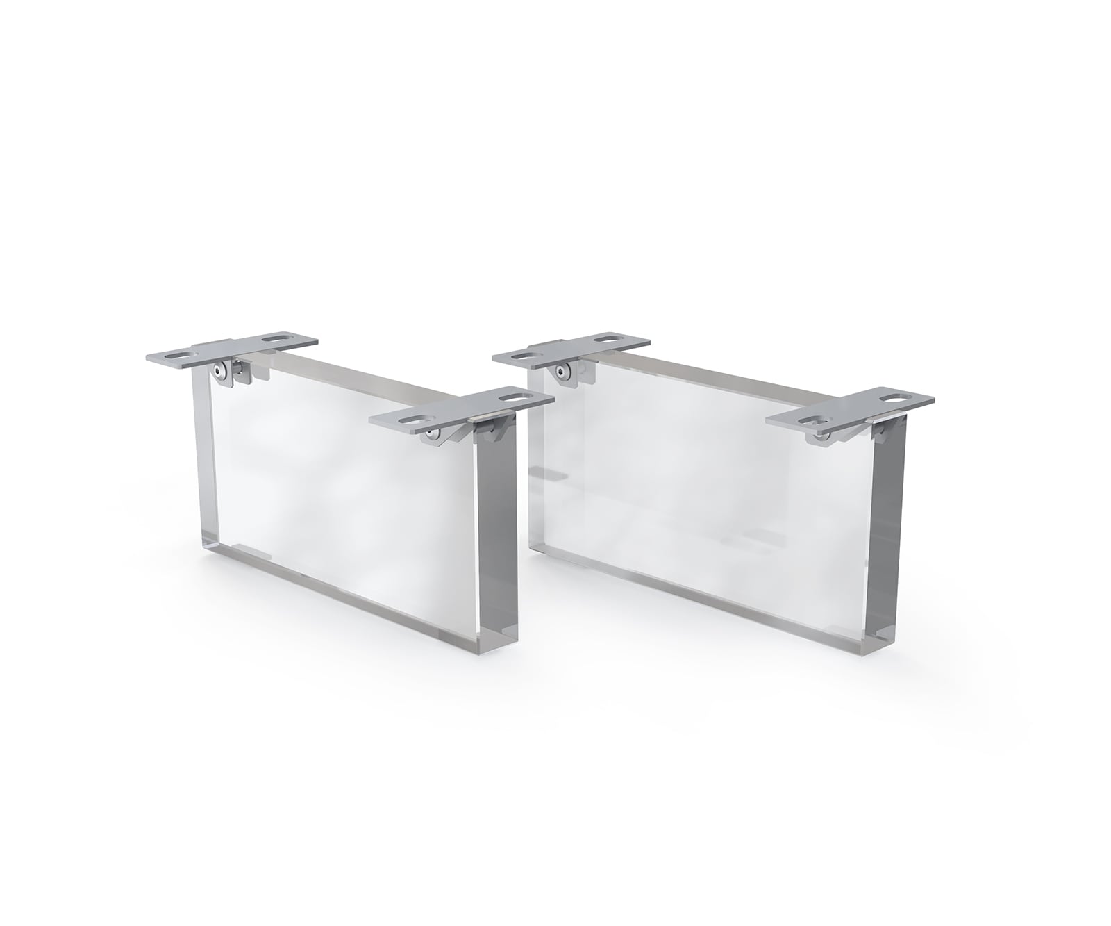Fuß Schwebeoptik 15 cm Acrylglas für Kastenmöbel der Tiefe 35 cm (2er Set) Fuß Schwebeoptik 15 cm Acrylglas für Kastenmöbel der Tiefe 35 cm (2er Set)