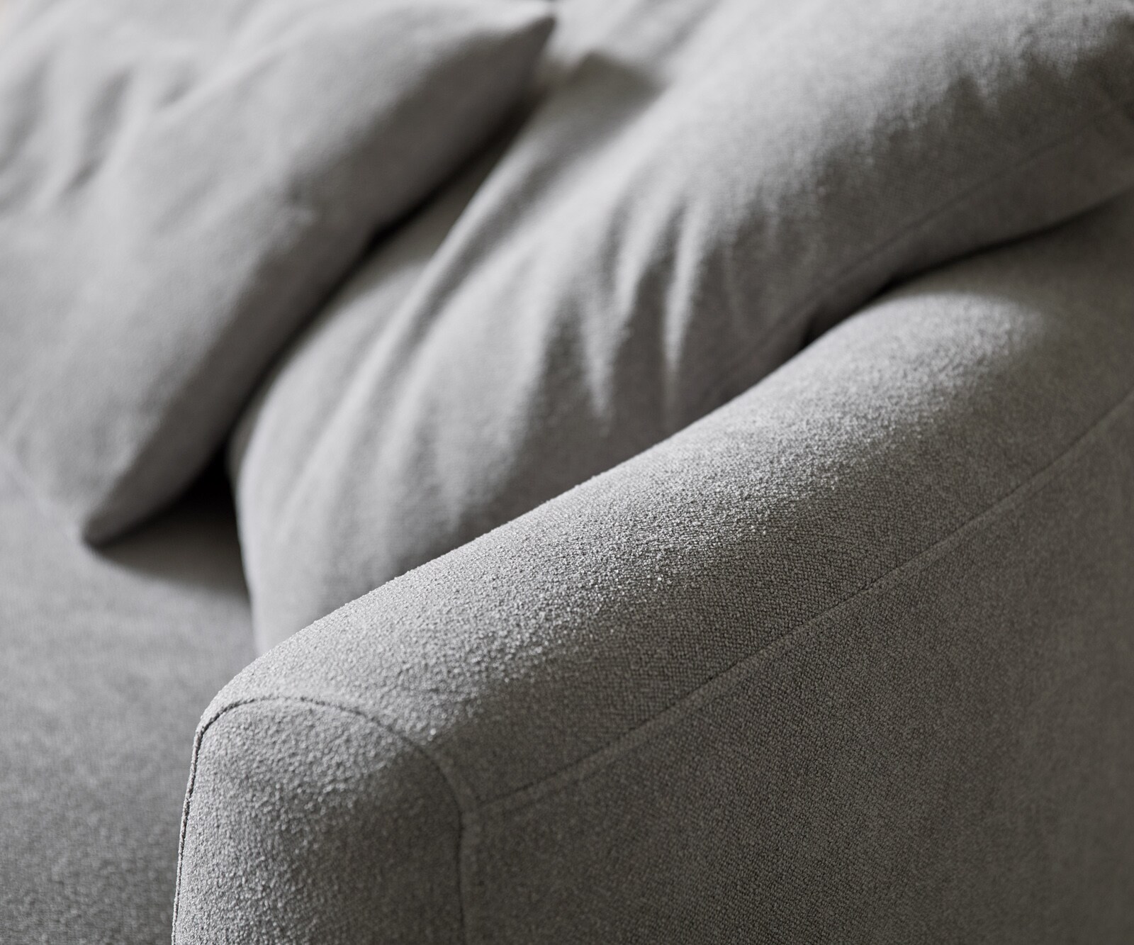 Big-Sofa Edina 330x170 cm Strukturstoff Soft Grau 4